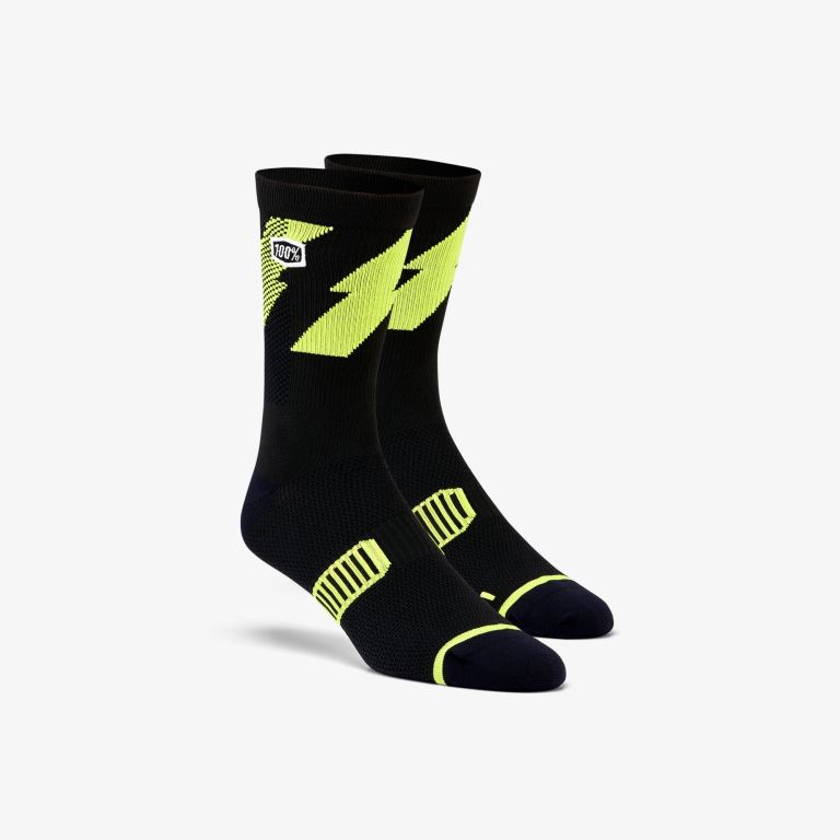 Ponožky 100% Bolt Lime - Ponožky - stredné - 1