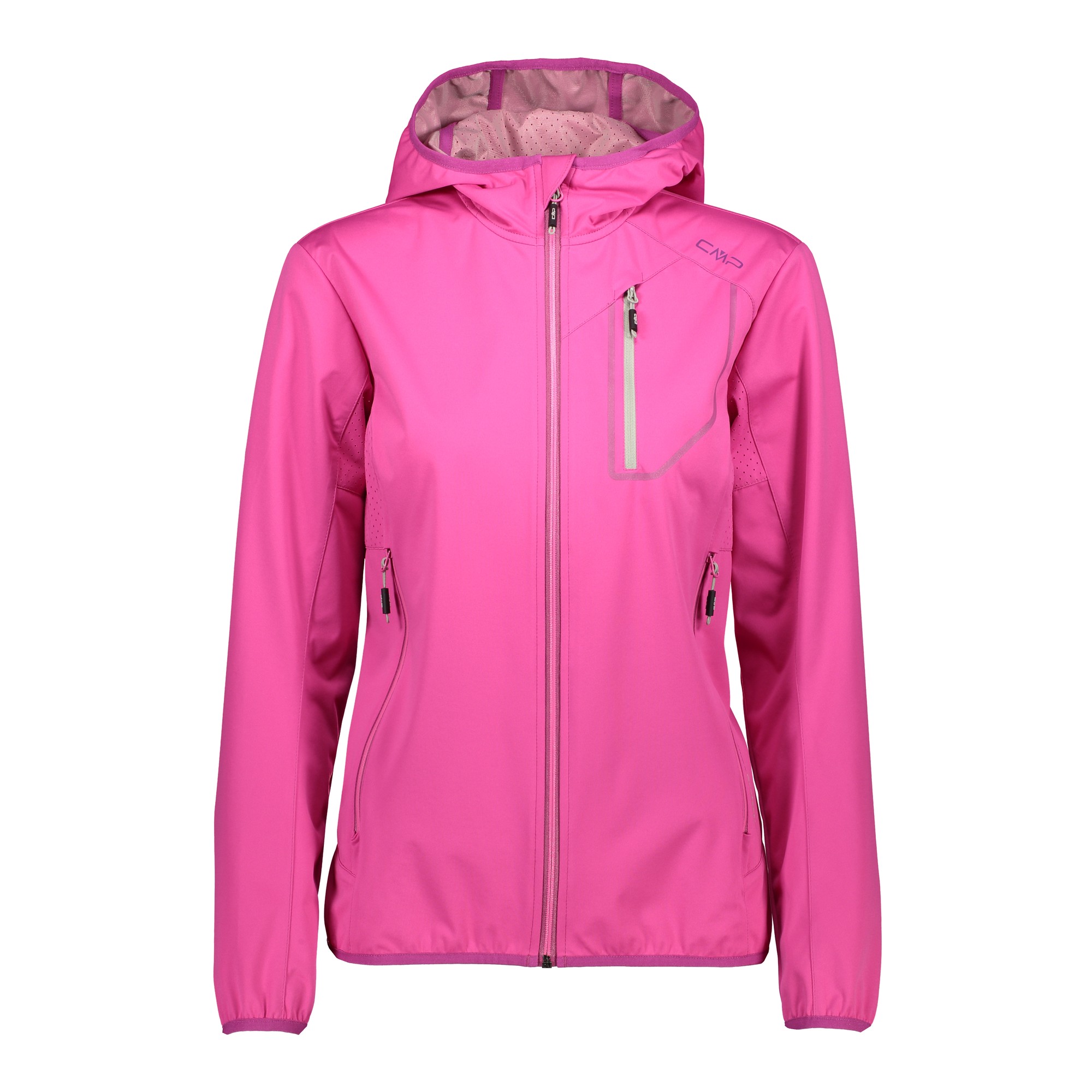 Športová bunda CAMPAGNOLO Woman Fix Hood Pink - Bundy & Overaly & Vesty - 2
