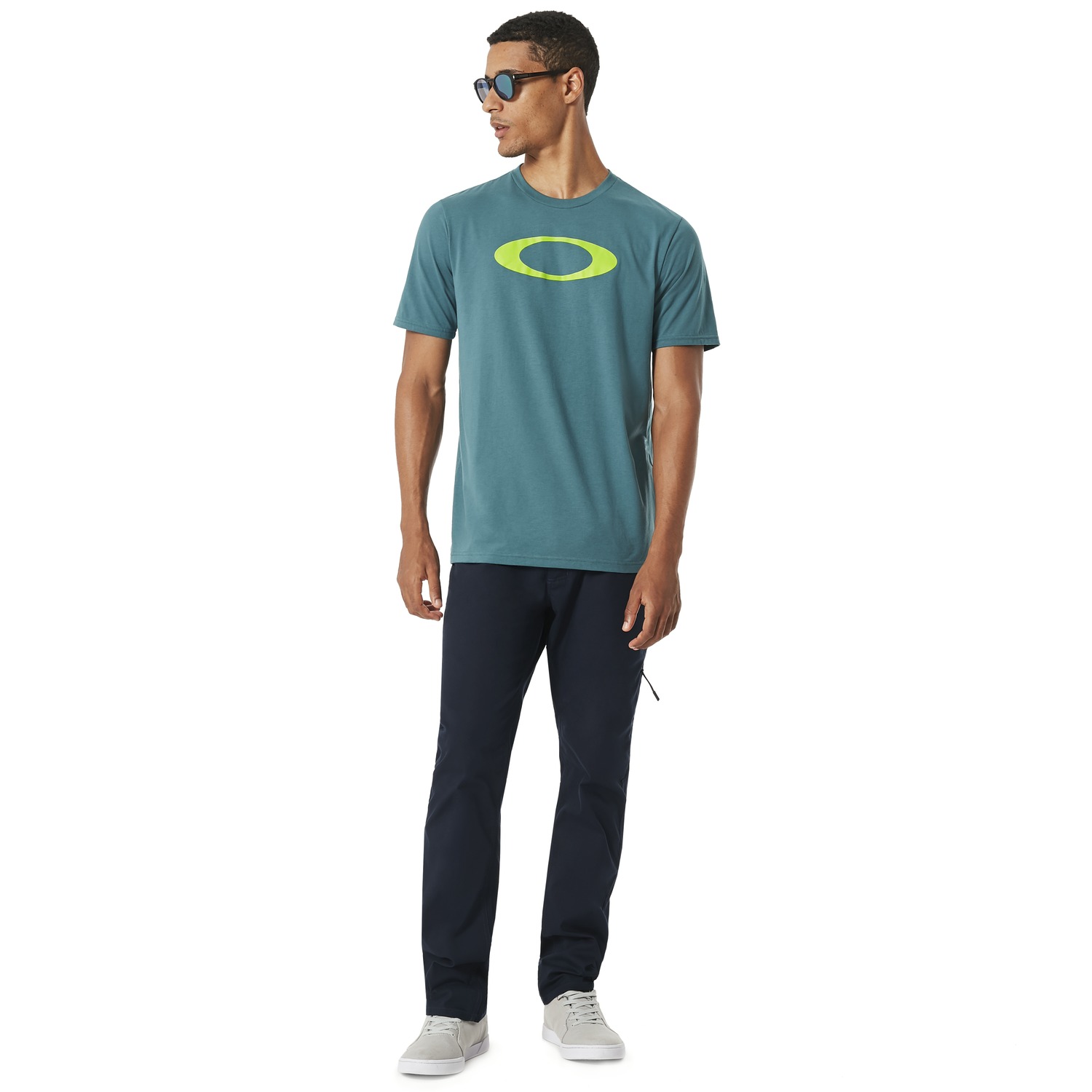 Tričko OAKLEY 50 Bold Ellipse Blue - OBLEČENIE - 4