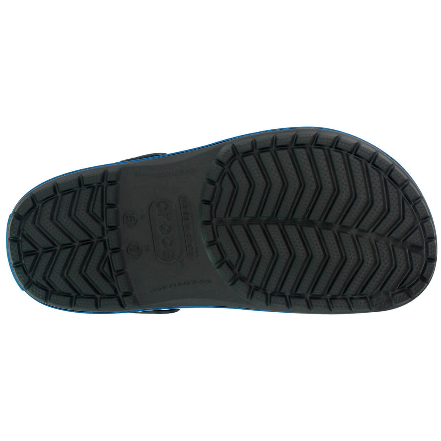 Obuv CROCS Crocband Black/Blue - Šľapky a sandále - 4