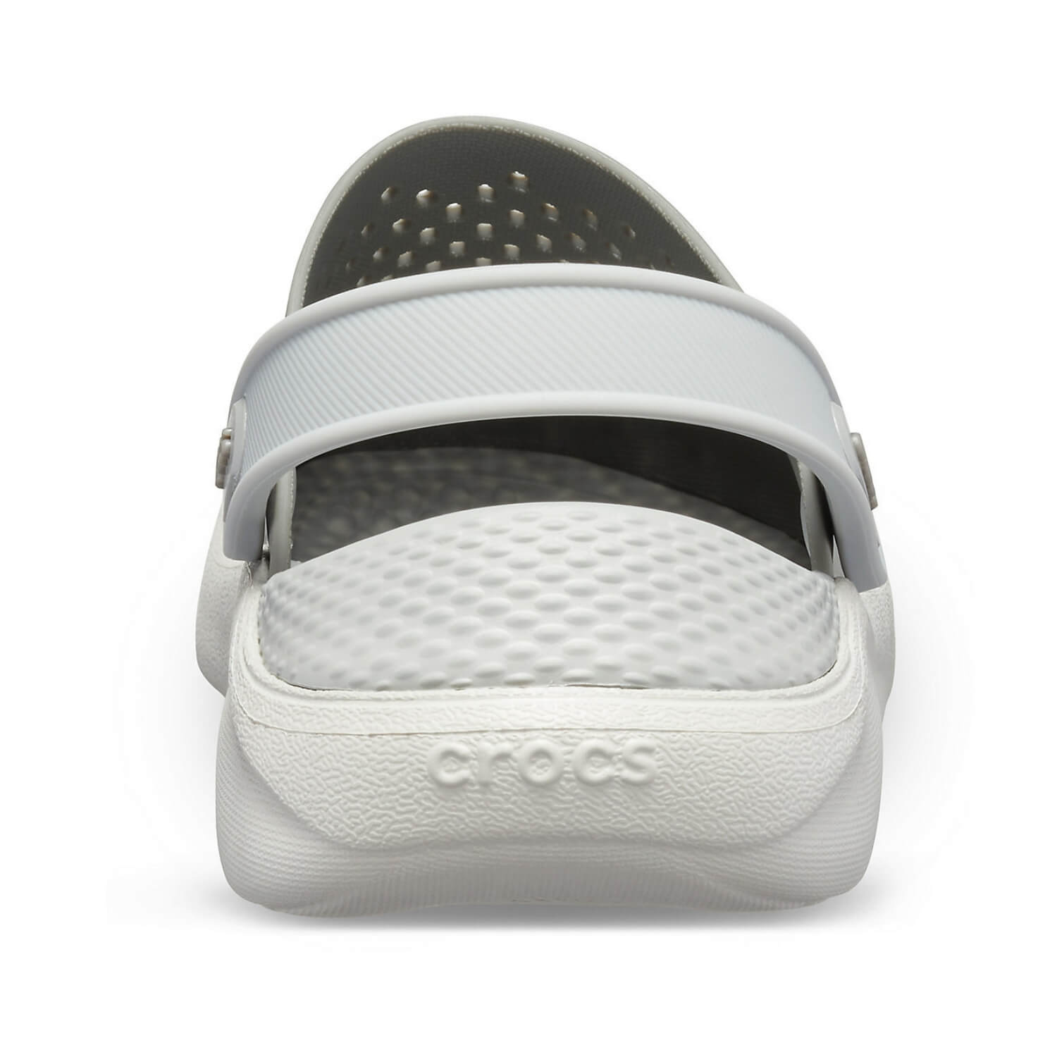 Obuv CROCS LiteRide Clog Grey/White - Šľapky a sandále - 6