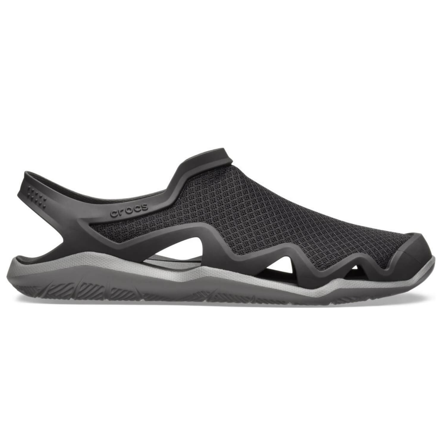 Sandále CROCS Swiftwater Mesh Wave M Black/Slate Grey - Šľapky a sandále - 1