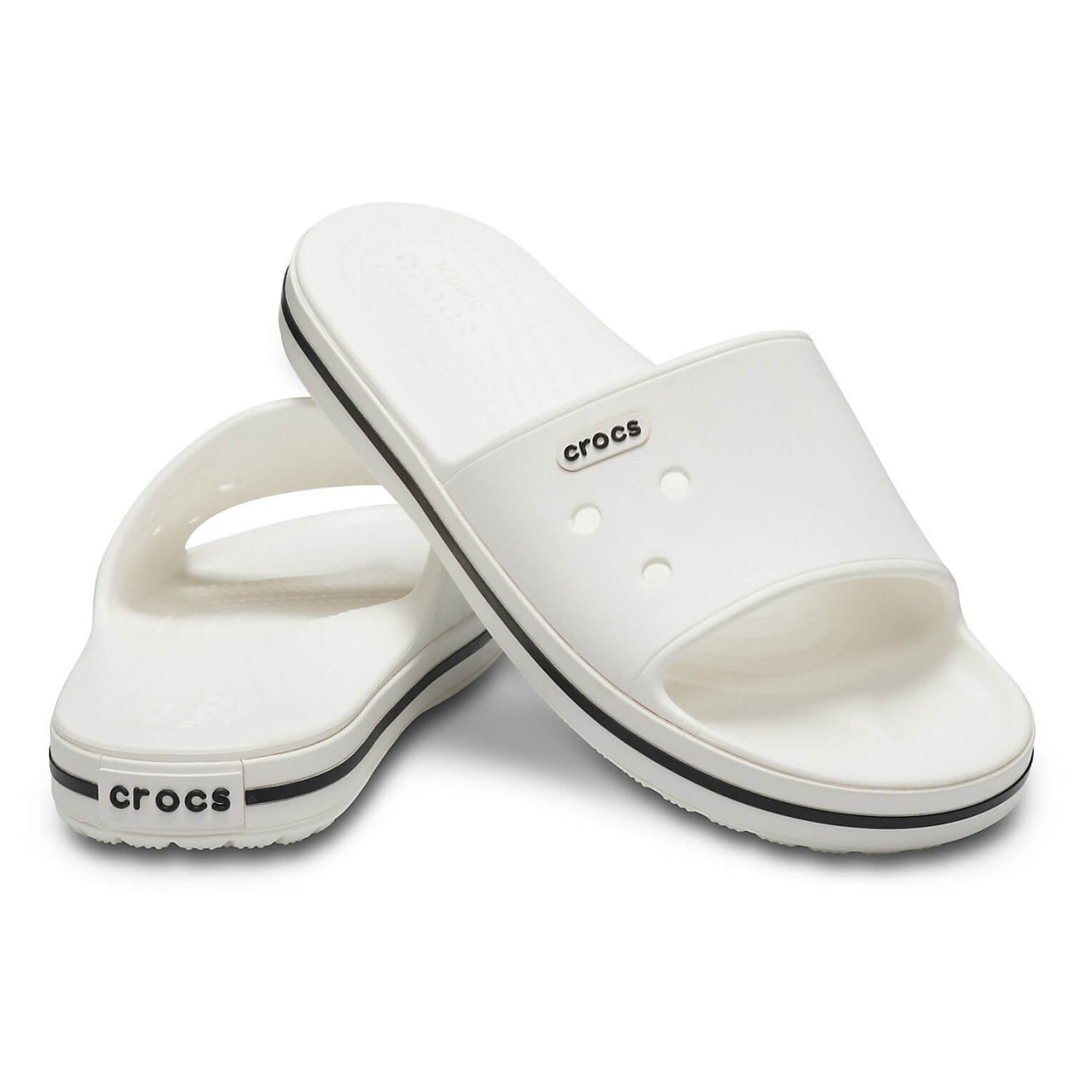 Šľapky CROCS Crocband III Slide White - Šľapky a sandále - 3