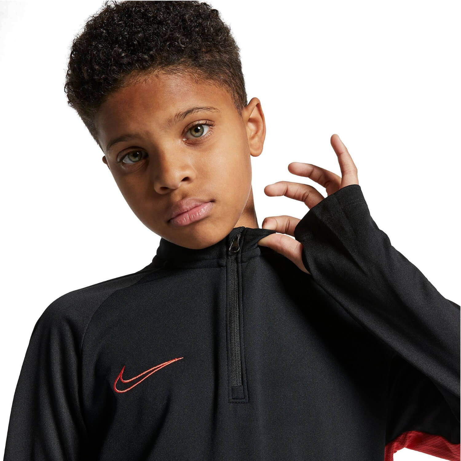 Tričko s dlhým rukávom NIKE Dry Academy Dril Black - Detské oblečenie - 3