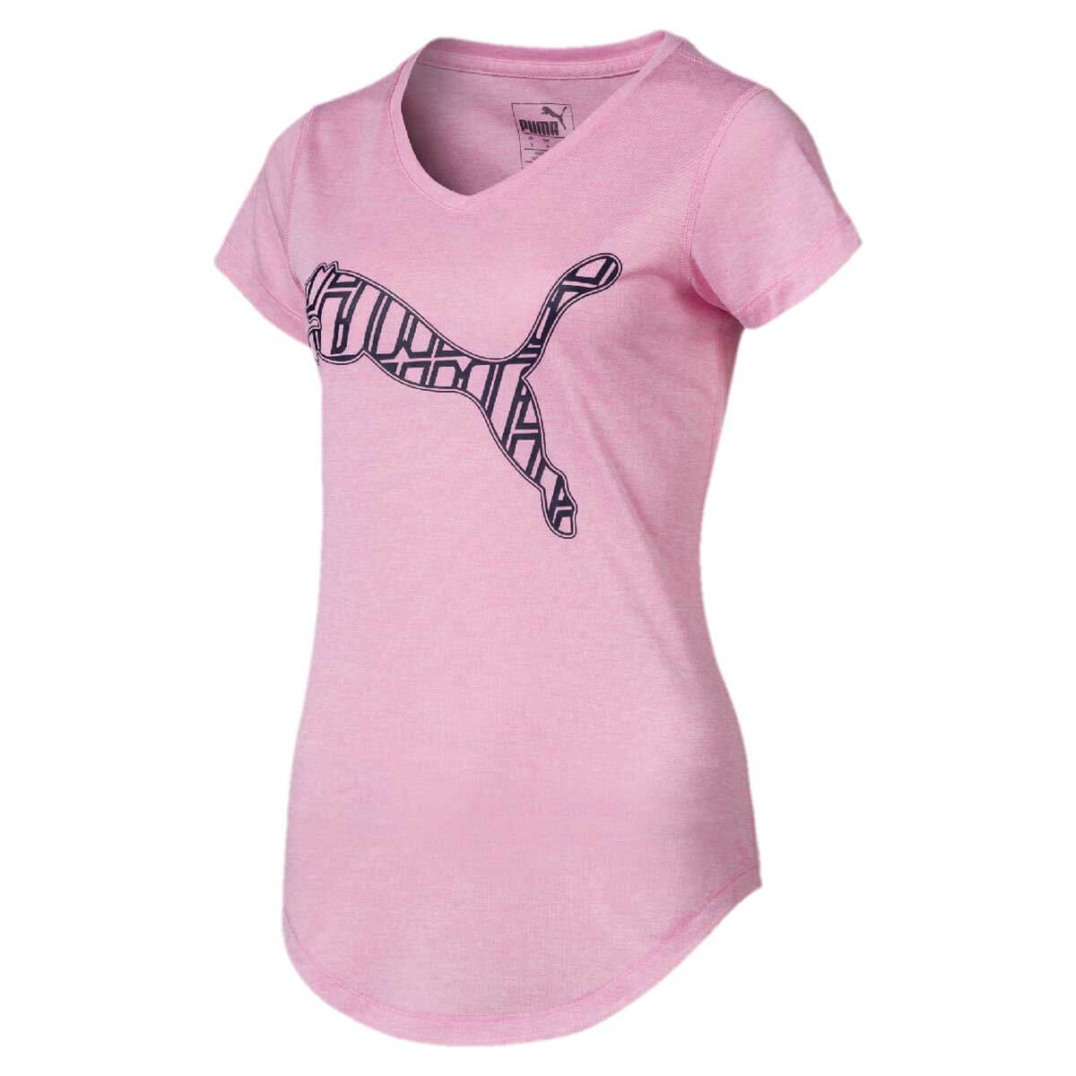 Tričko PUMA Heather Cat Pale Pink Heather - Dámske oblečenie - 2