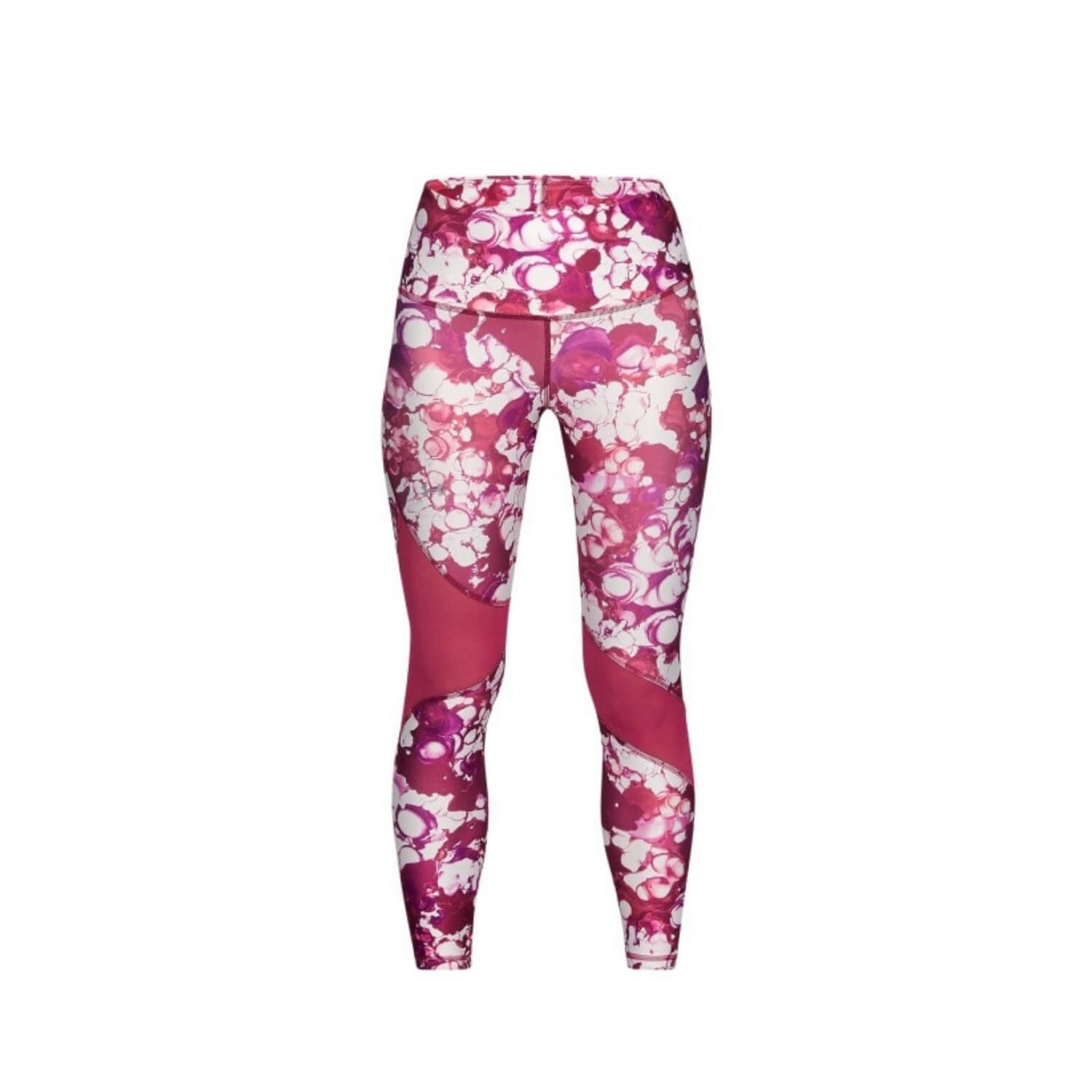Dámske legíny UNDER ARMOUR HeatGear Armour Ankle Crop Print Pink - Legíny - 3