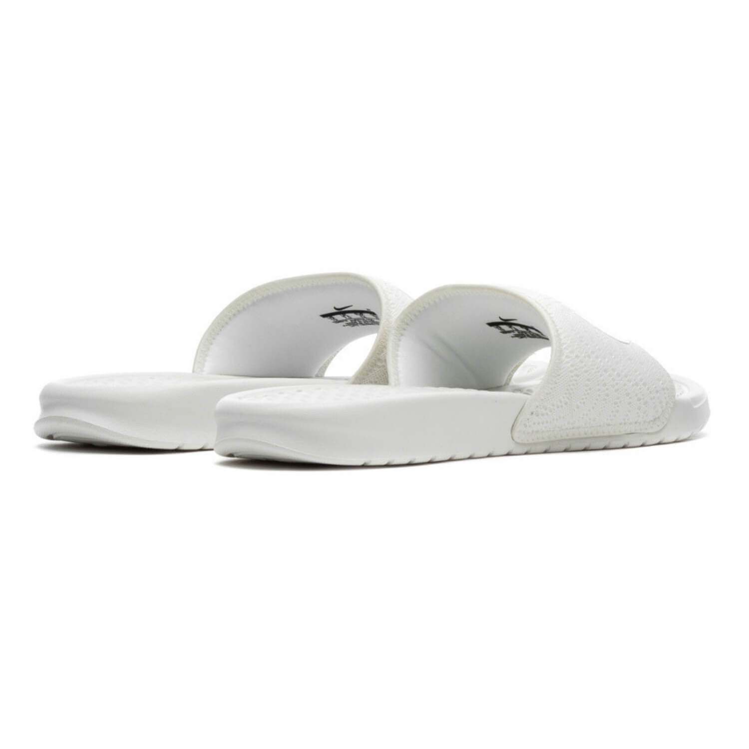 Šľapky NIKE Benassi Textile White - Šľapky a sandále - 3
