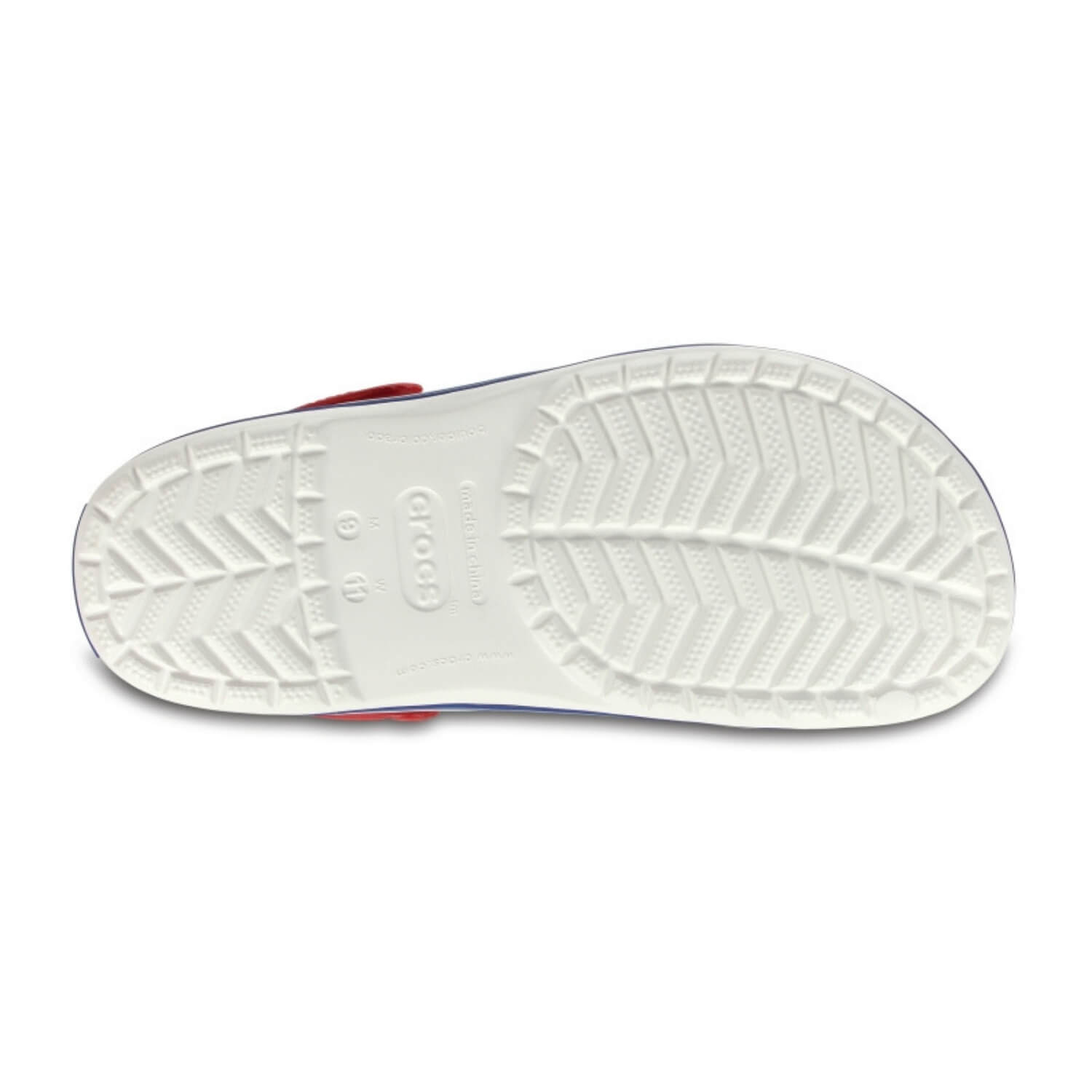 Obuv CROCS Crocband White/Blue Jean - Šľapky a sandále - 5