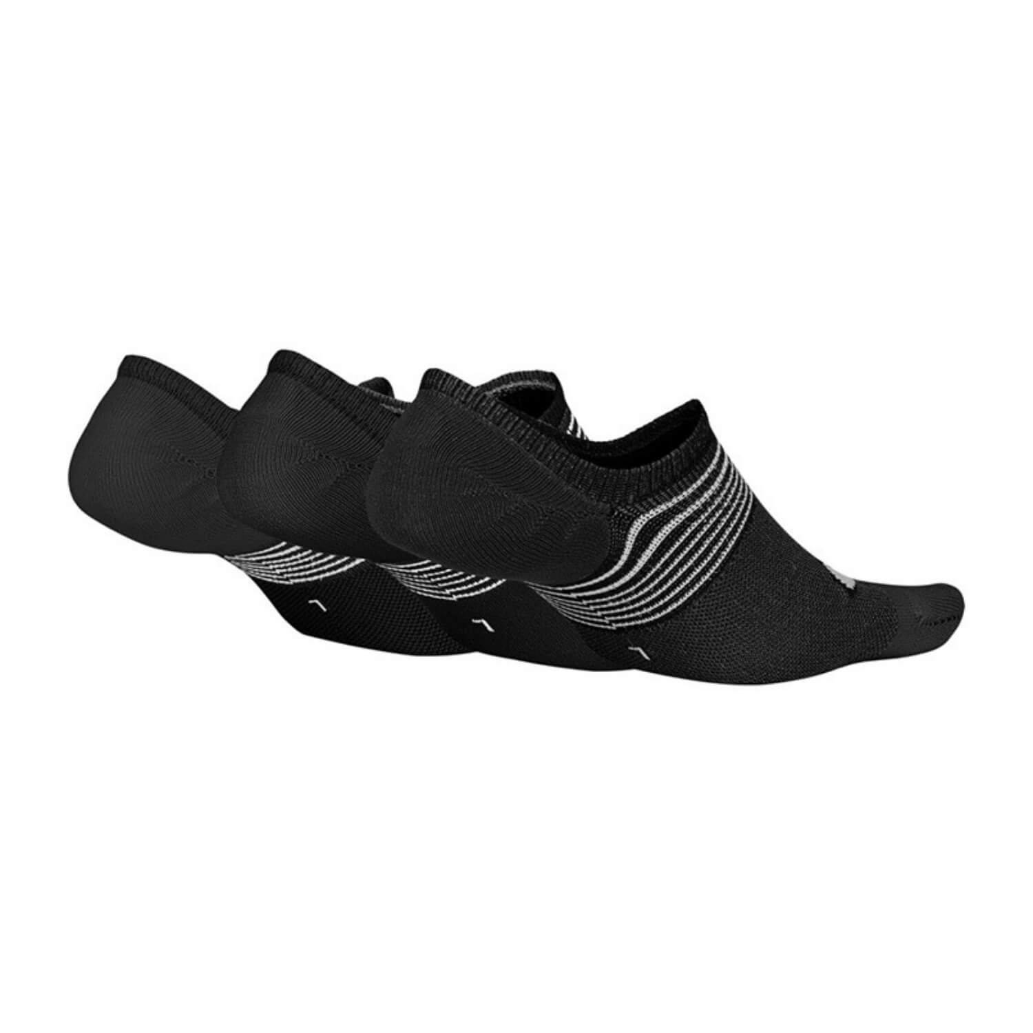 Ponožky NIKE Everyday Plus Lightweight 3-pack Black - Ponožky - nízke - 2