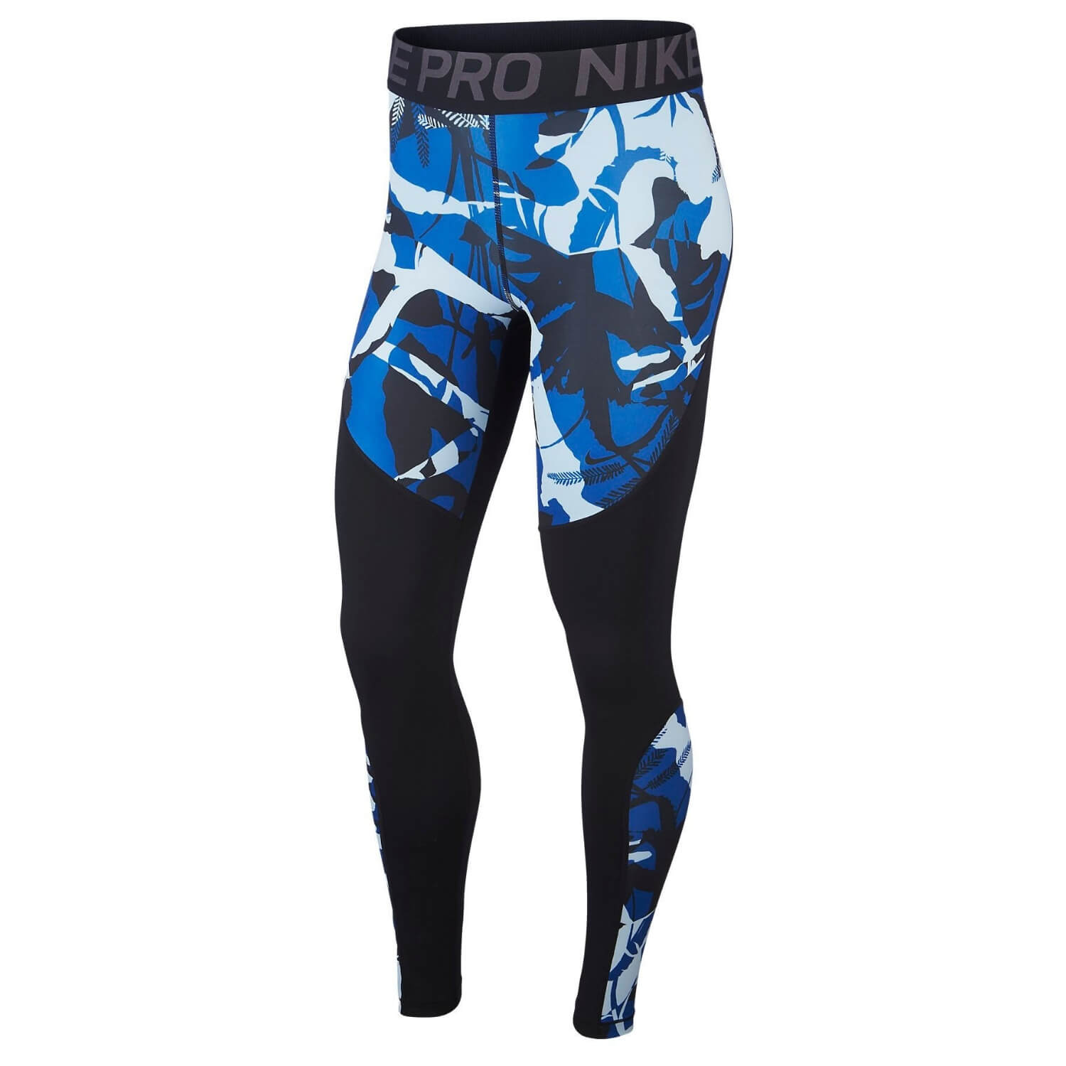 Legíny NIKE Pro Camo Indigo Force/Black - Legíny - 6