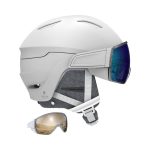 Lyžiarska prilba SALOMON Mirage+ White/Blue Solar