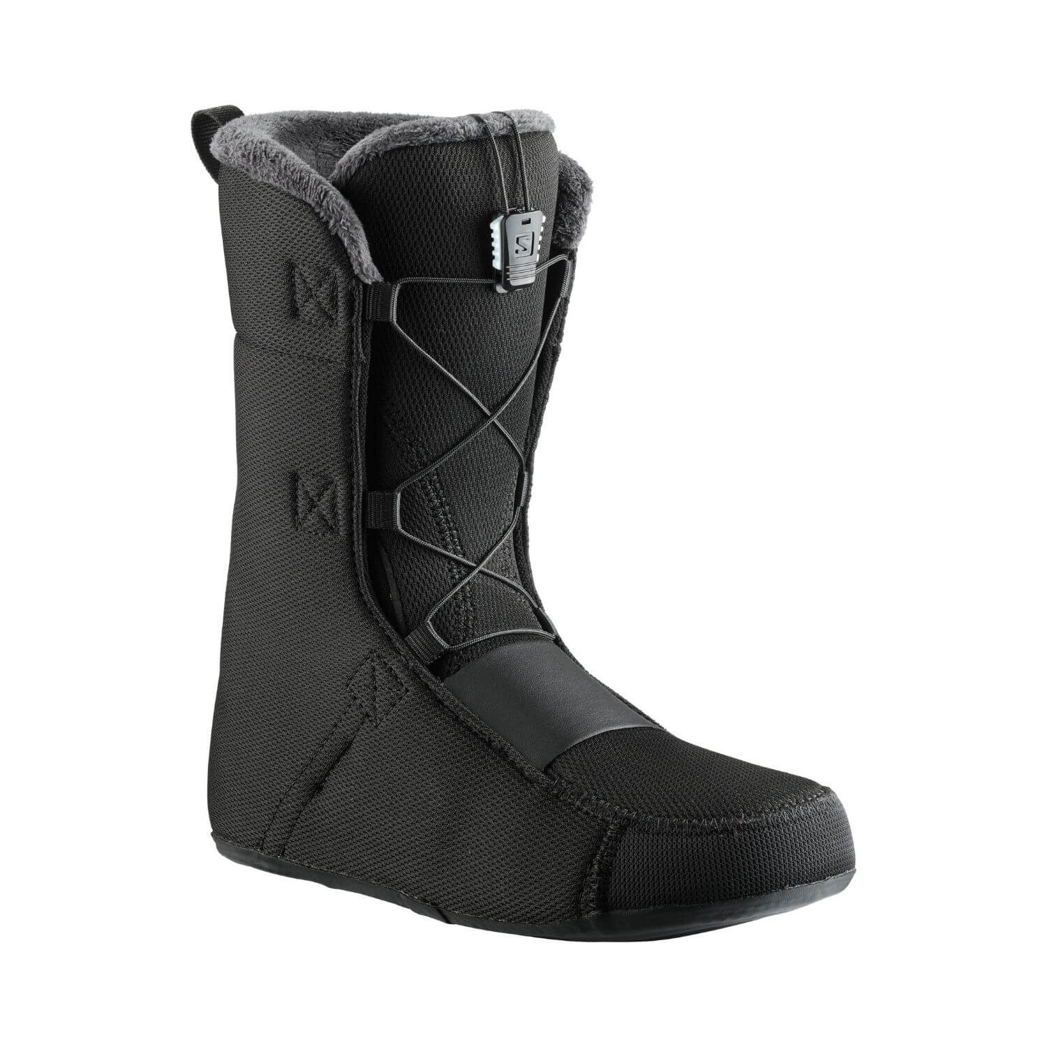 Snowboardové topánky SALOMON Pearl BOA Black/Pink - Dámska obuv - 4