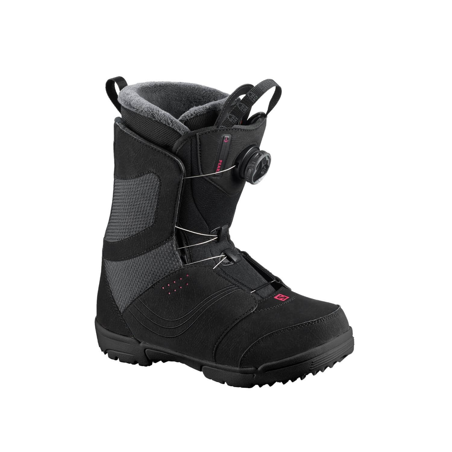 Snowboardové topánky SALOMON Pearl BOA Black/Pink - Dámska obuv - 1