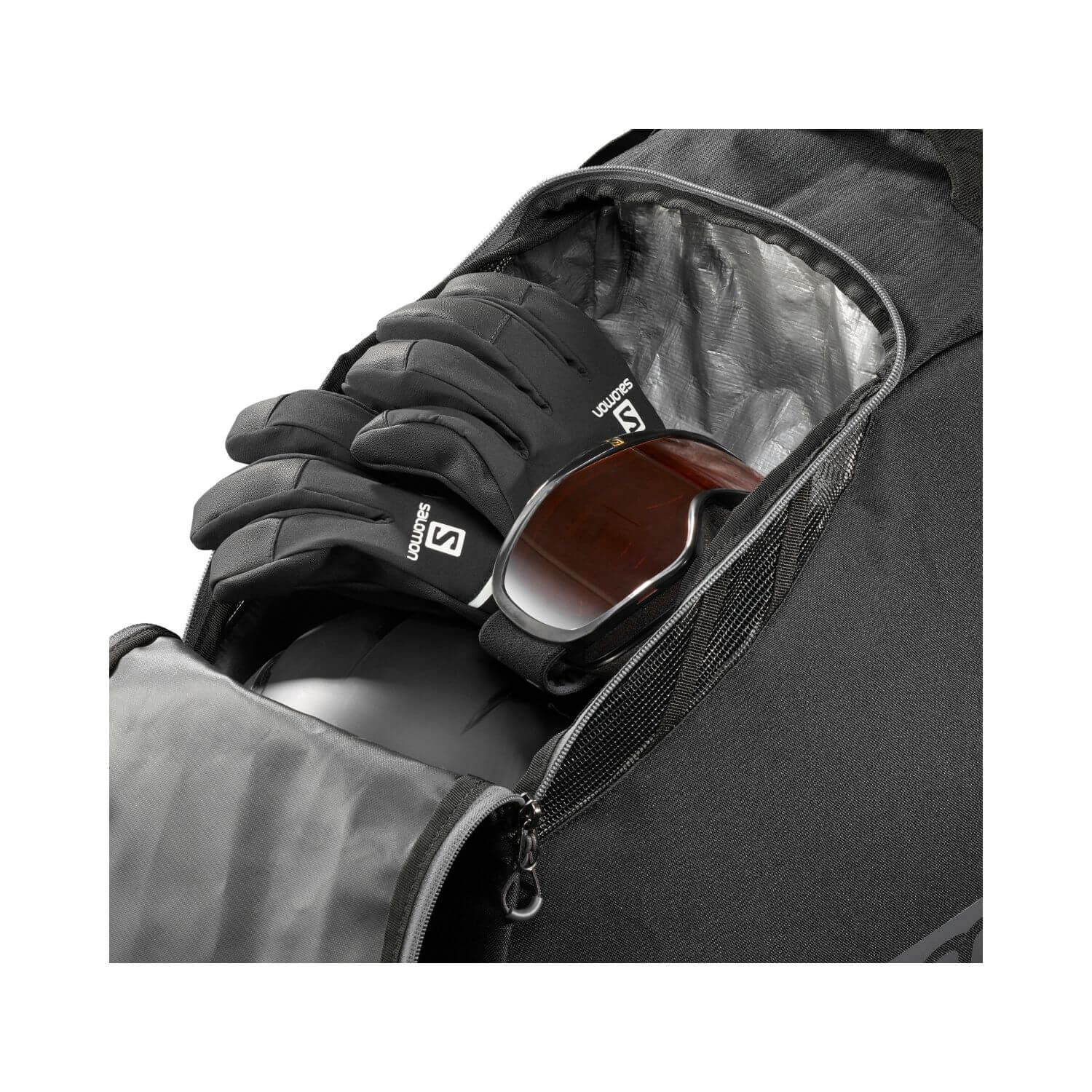Vak na lyžiarky a prilbu SALOMON Extend Max Gearbag Black - Vaky na lyžiarky - 2