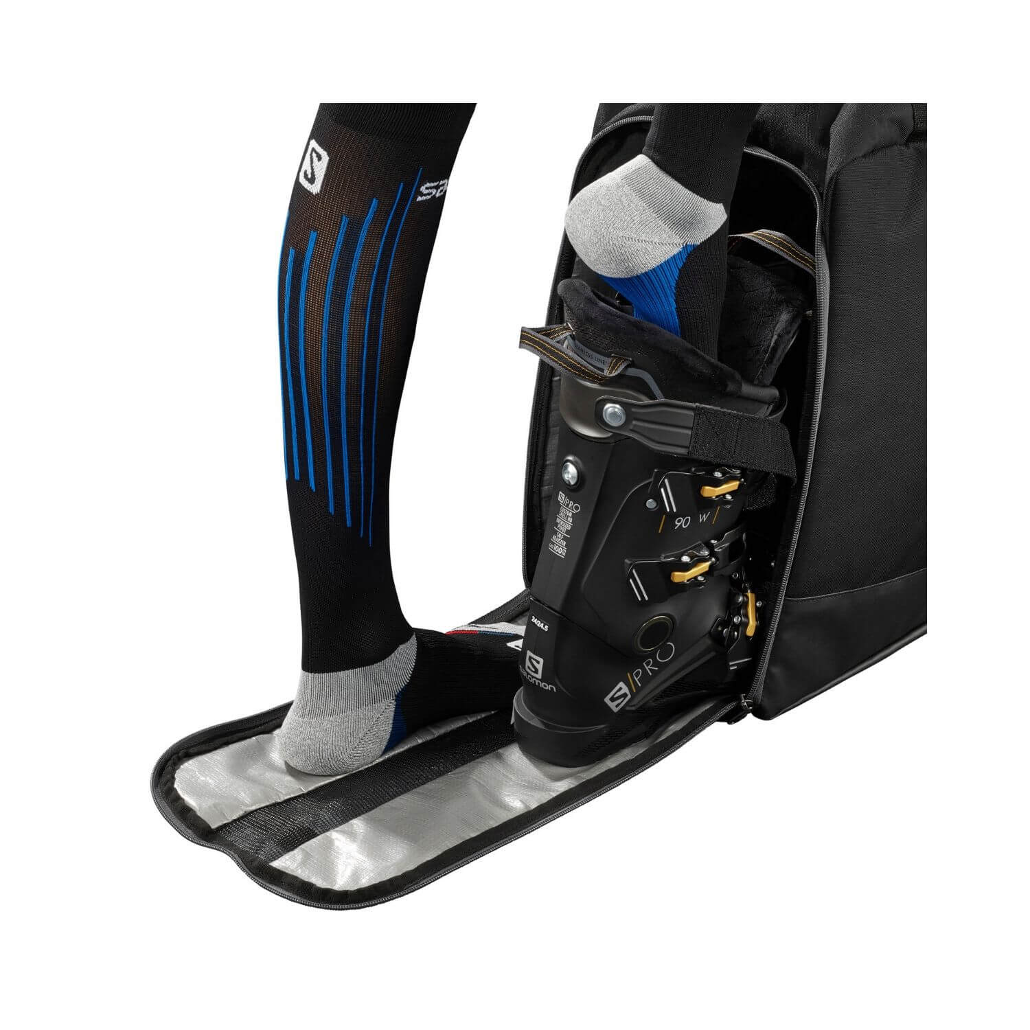 Vak na lyžiarky a prilbu SALOMON Extend Max Gearbag Black - Vaky na lyžiarky - 3
