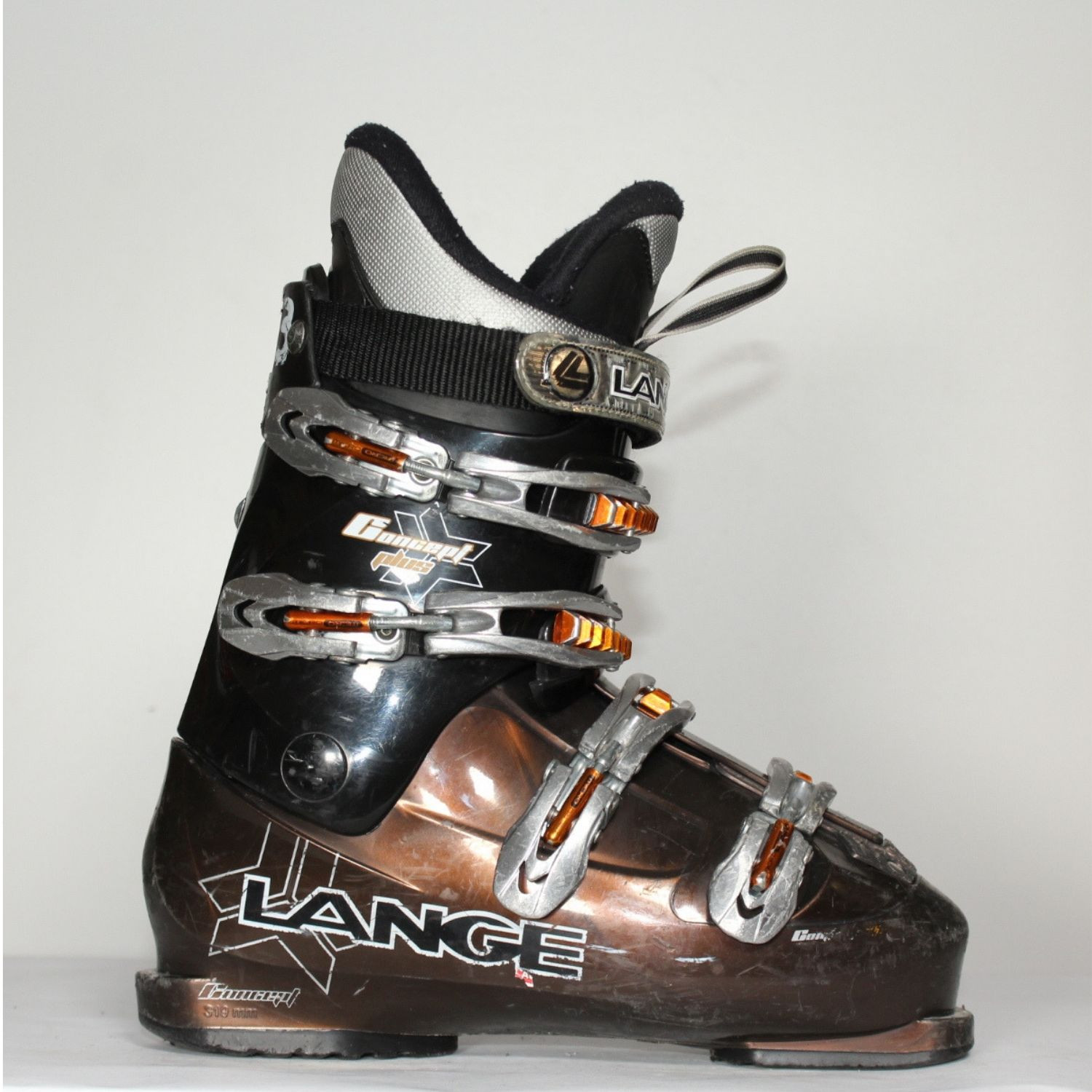 Jazdené bazárové lyžiarky LANGE Concept plus brown - Pánske lyžiarky - 1
