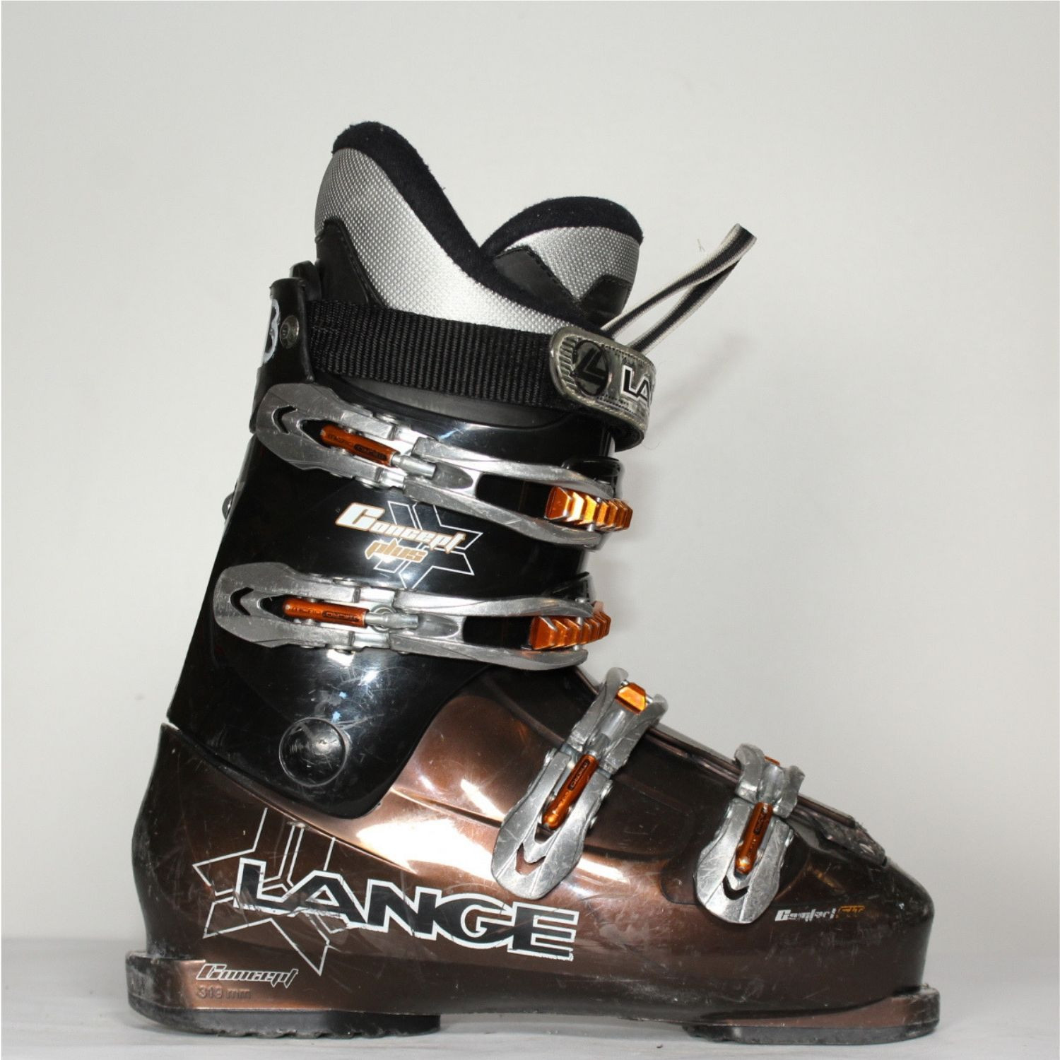Jazdené bazárové lyžiarky LANGE Concept plus brown II - Pánske lyžiarky - 1