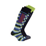 Podkolienky EISBÄR Jr Comfort 2 Pack Ass Navy/Lime