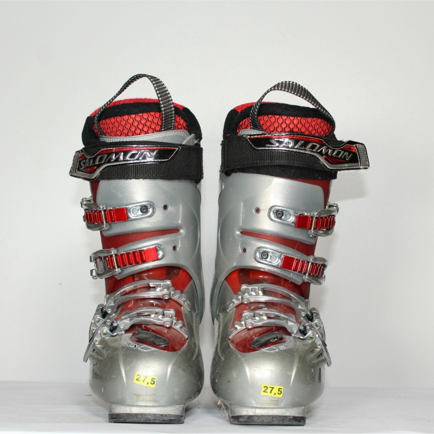 Jazdené bazárové lyžiarky SALOMON Mission 880 R80 grey/red - Pánske lyžiarky - 2