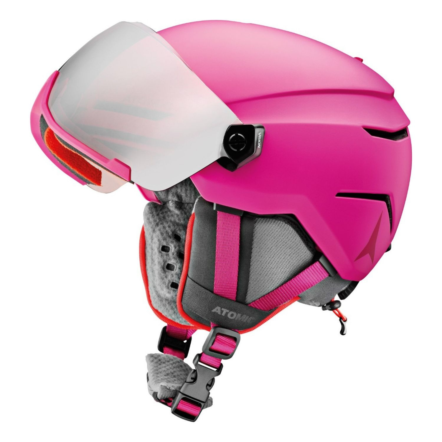 Lyžiarska prilba ATOMIC Savor Visor JR Pink - Detské prilby - 2