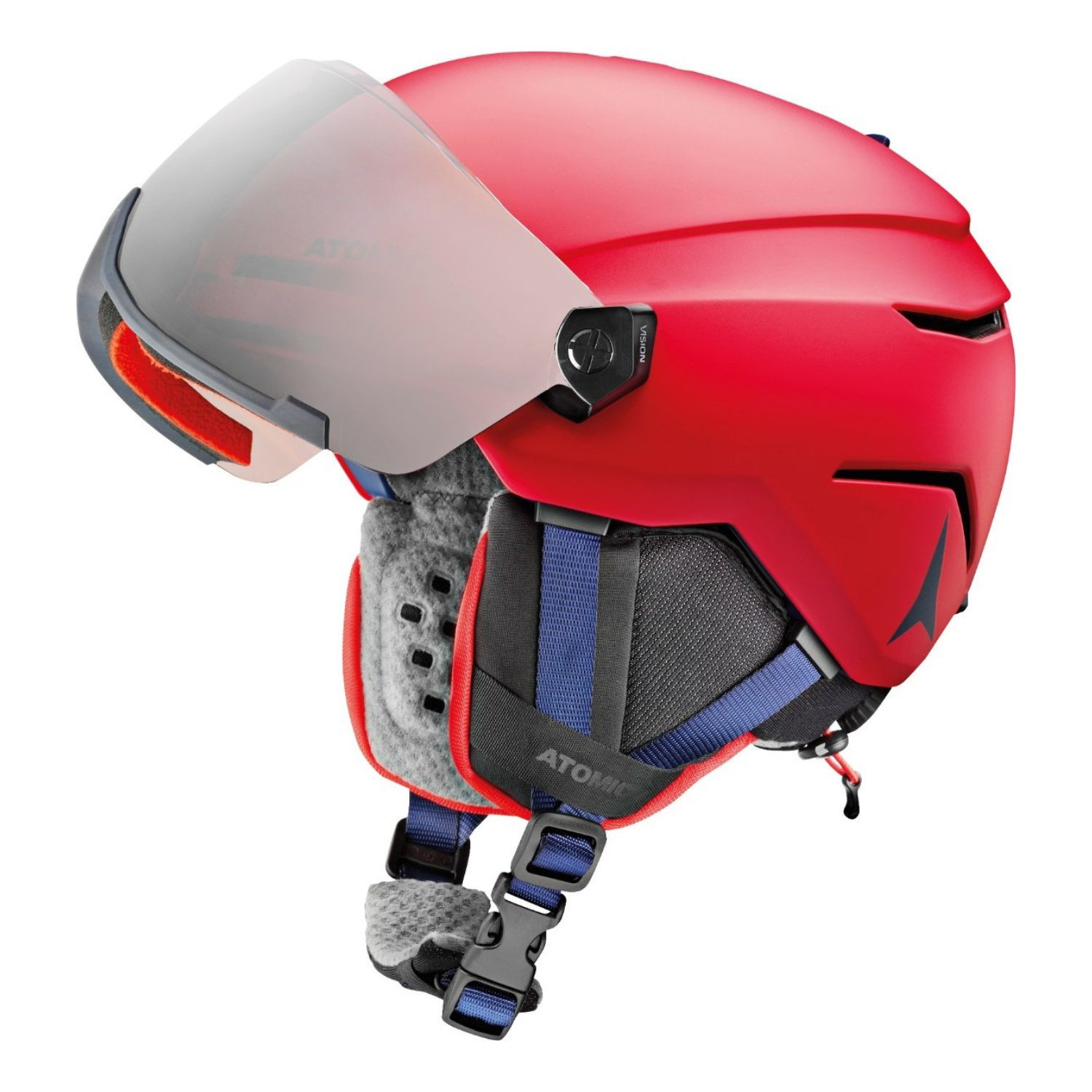 Lyžiarska prilba ATOMIC Savor Visor JR Red - Prilby s priezorom - 2