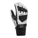 Lyžiarske rukavice LEKI Griffin S White/Black/Graphite