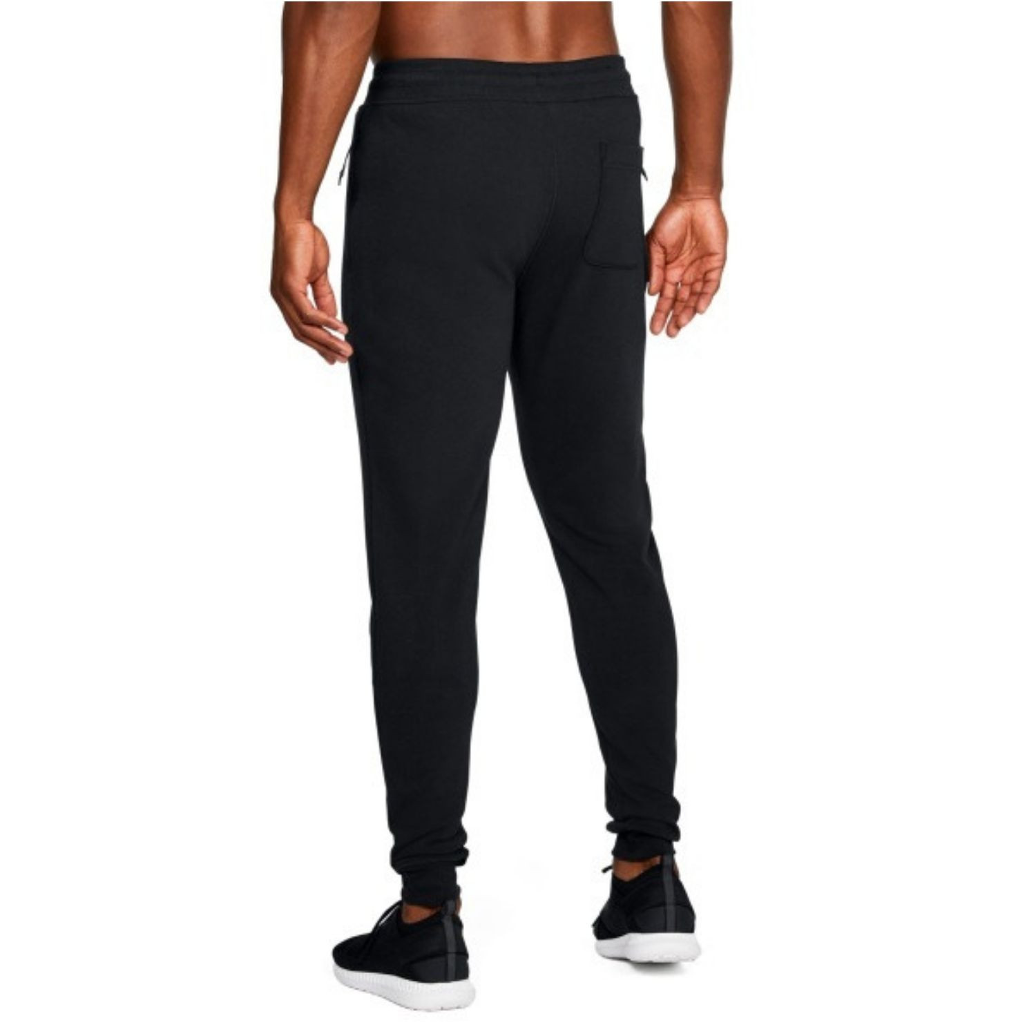 Tepláky UNDER ARMOUR Threadborne Fleece Stacked Jogger čierne - Tepláky - 2