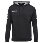 Pánska Mikina HUMMEL GO Cotton Hoodie Black