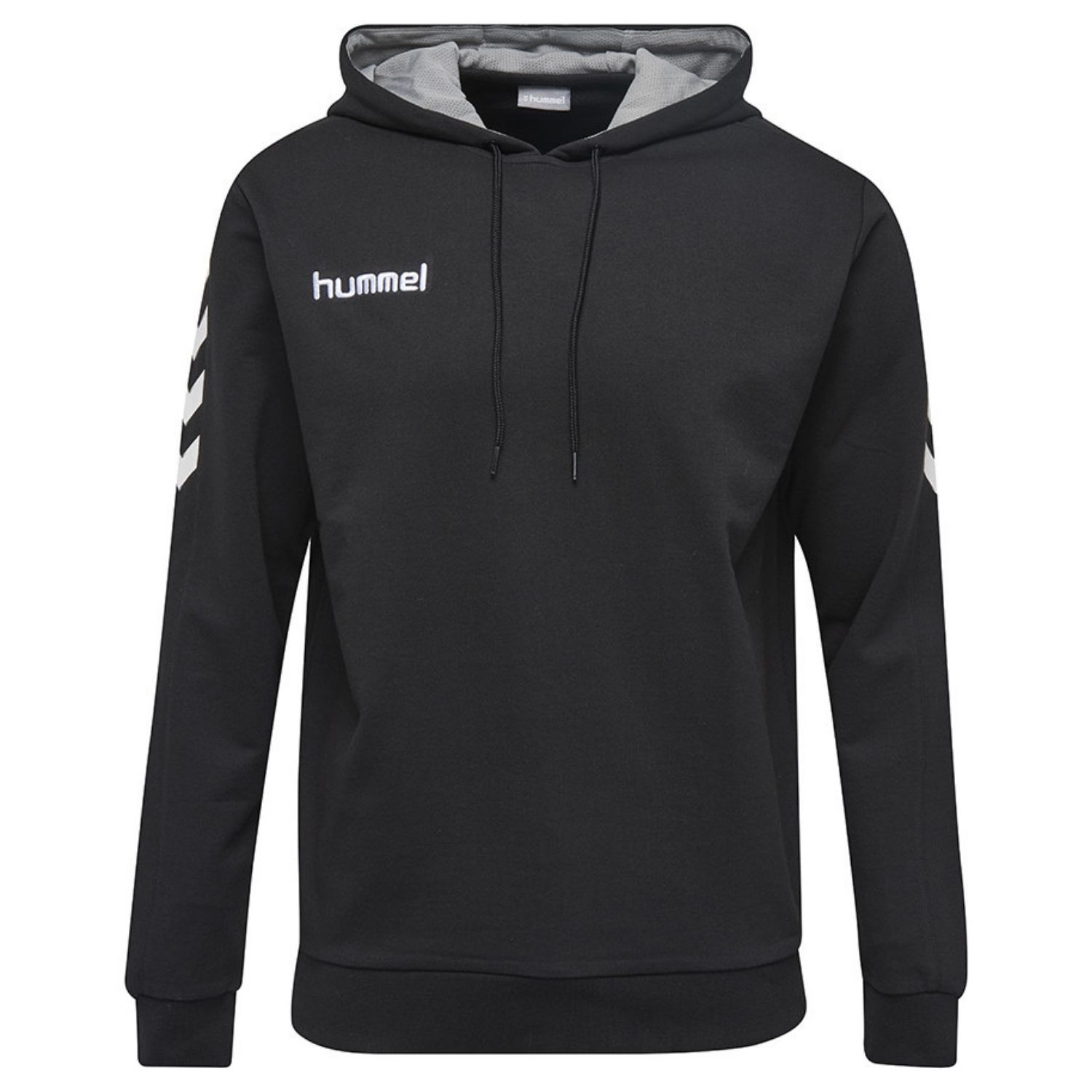 Pánska Mikina HUMMEL GO Cotton Hoodie Black - Mikiny s kapucňou - 1