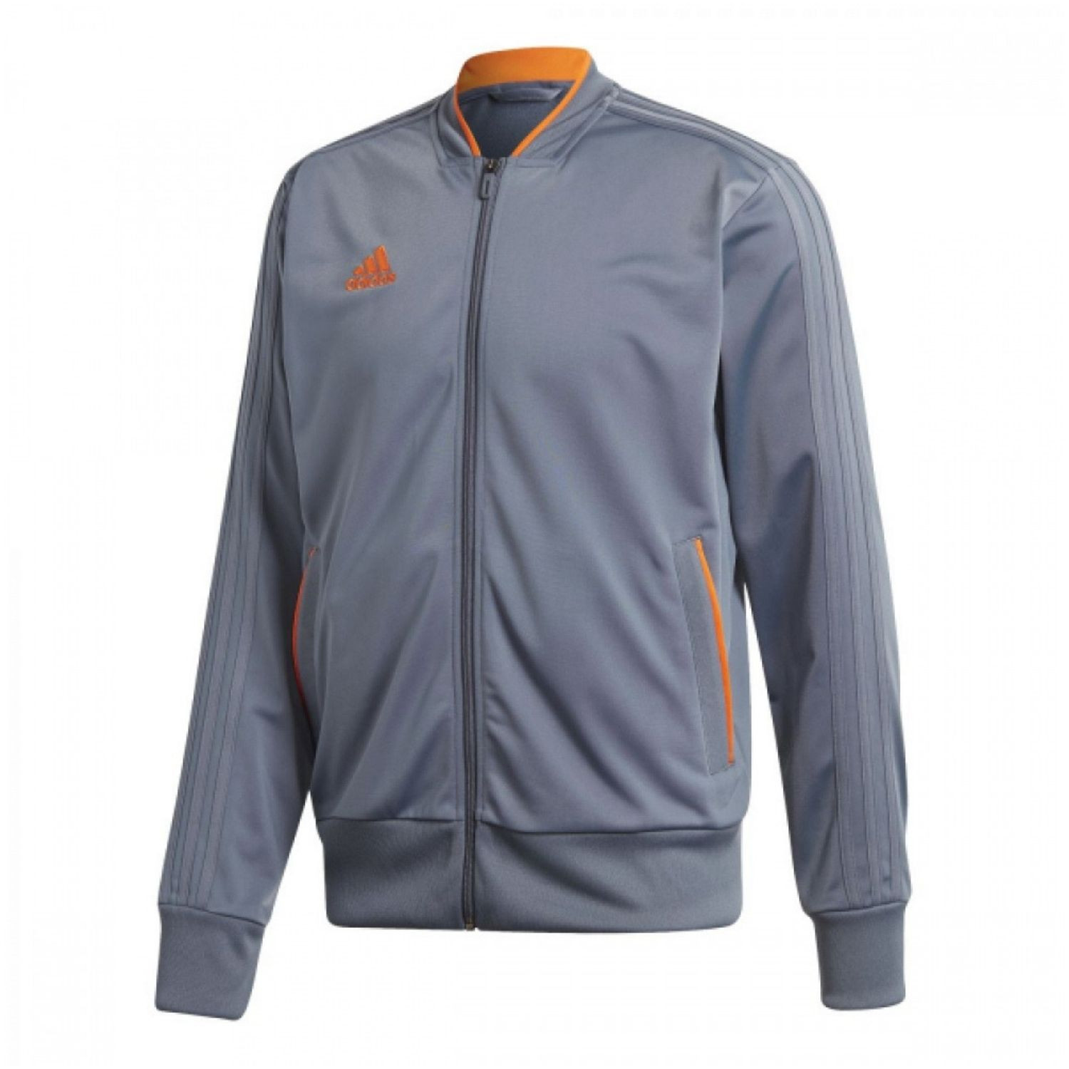 Mikina Adidas Con18 PES JKT Grey - Mikiny bez kapucne - 3