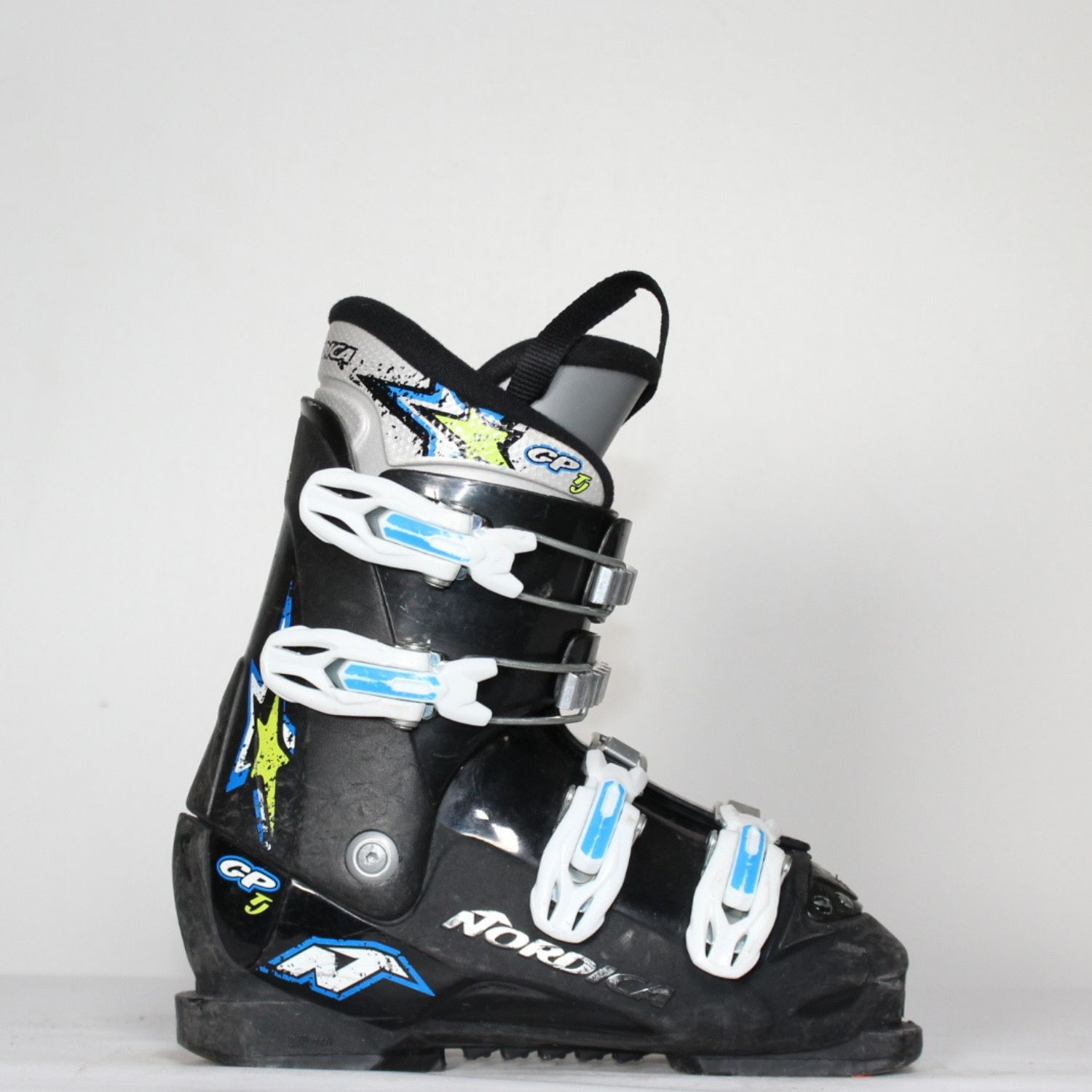 Jazdené bazárové lyžiarky NORDICA GP TJ Black/blue - Detské lyžiarky - 1