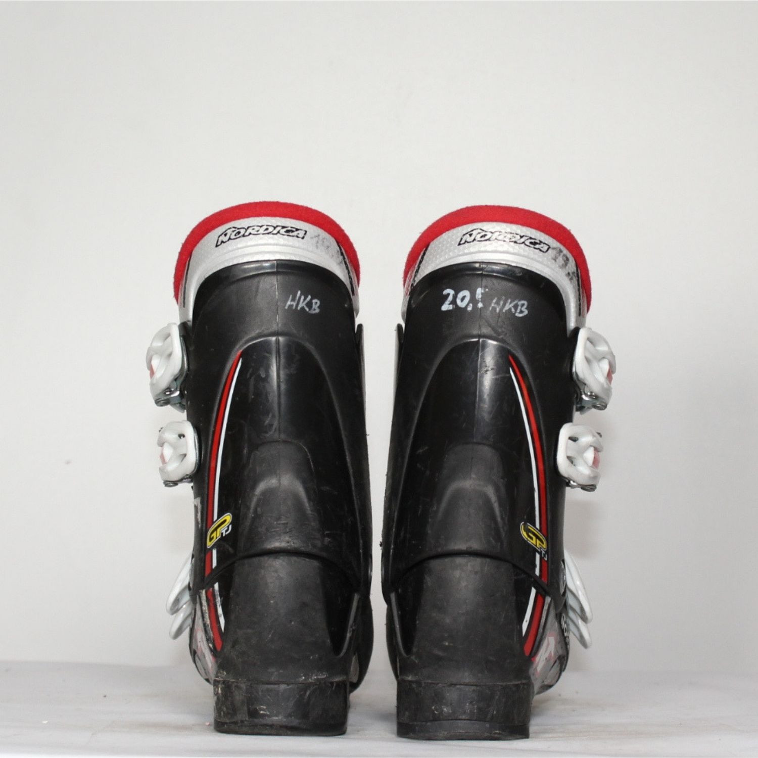 Jazdené bazárové lyžiarky NORDICA GP TJ Black/red - Detské lyžiarky - 3