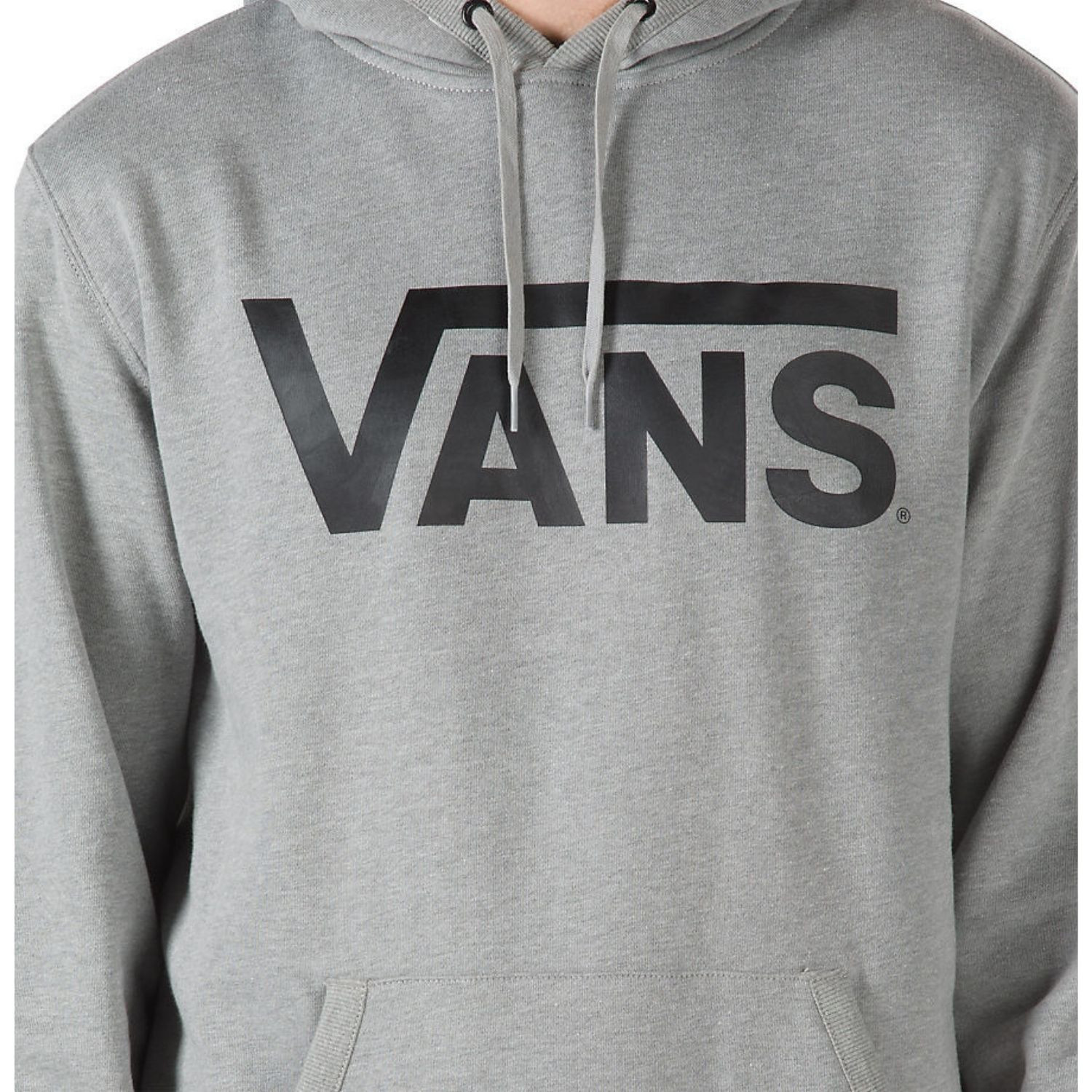 Pánska mikina VANS MN Classic Pull Concrete Grey - Mikiny s kapucňou - 3