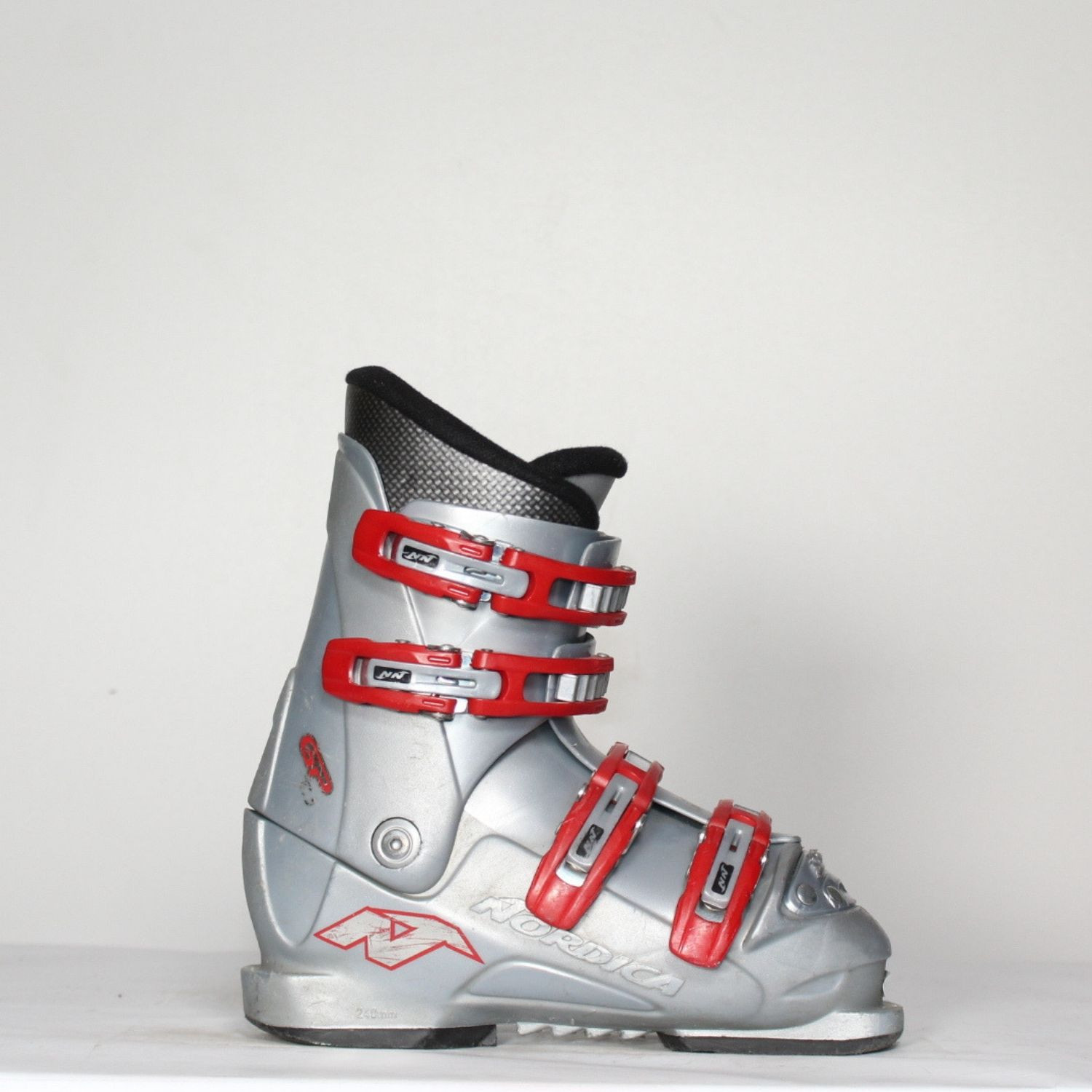 Jazdené bazárové lyžiarky NORDICA GP TJ Grey/Red - Detské lyžiarky - 1