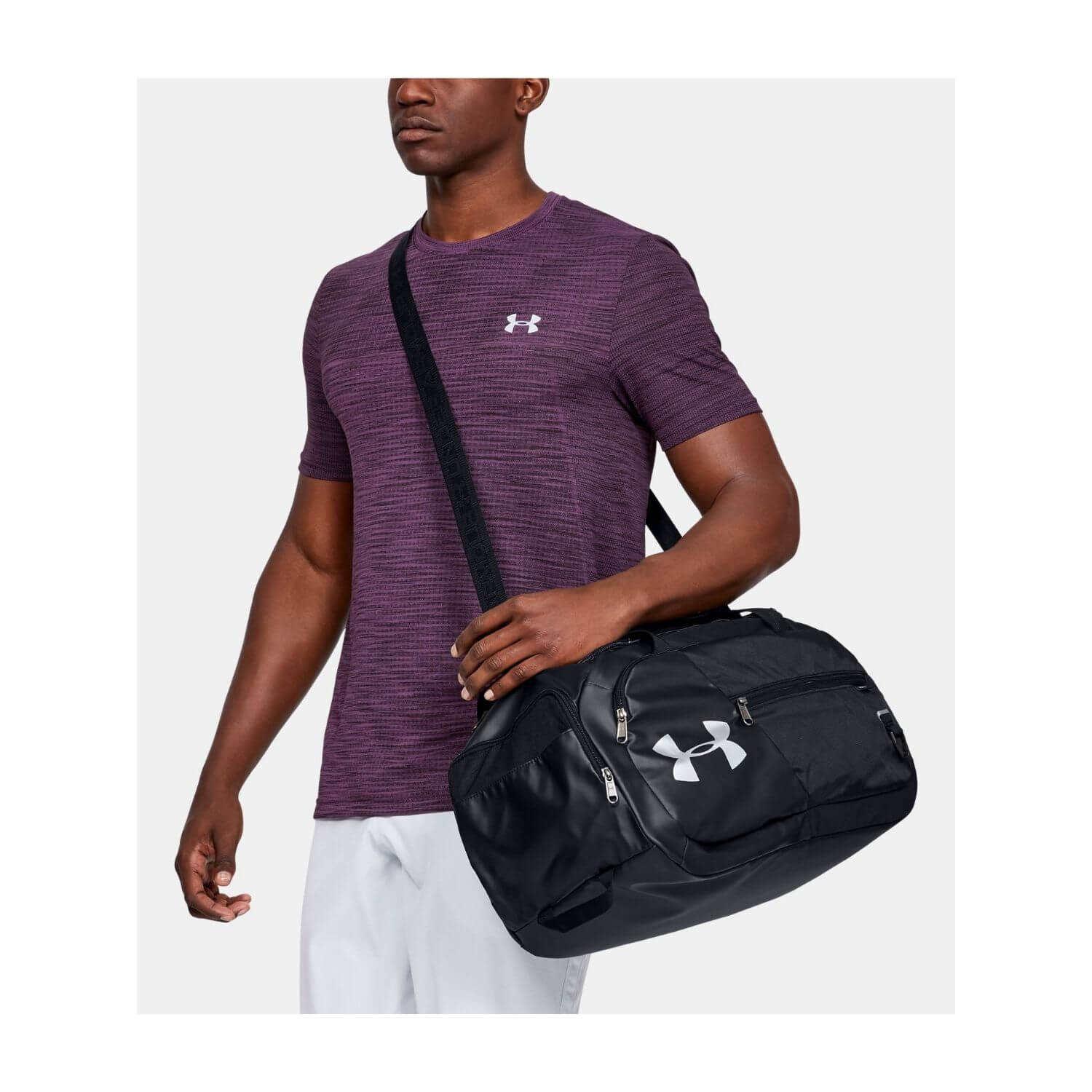 UNDER ARMOUR Undeniable Duffle 4.0 SM Black/Black/Silver - Športové tašky - 2