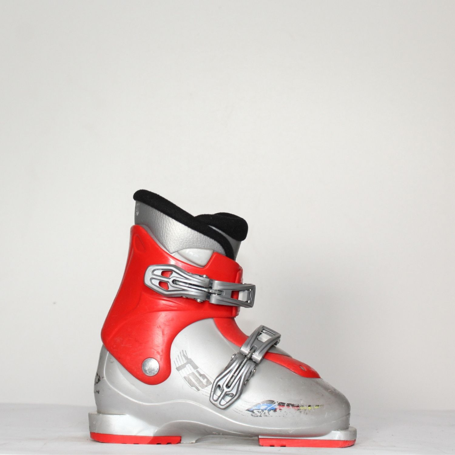 Jazdené bazárové lyžiarky SALOMON T2 Grey/Red - Detské lyžiarky - 1
