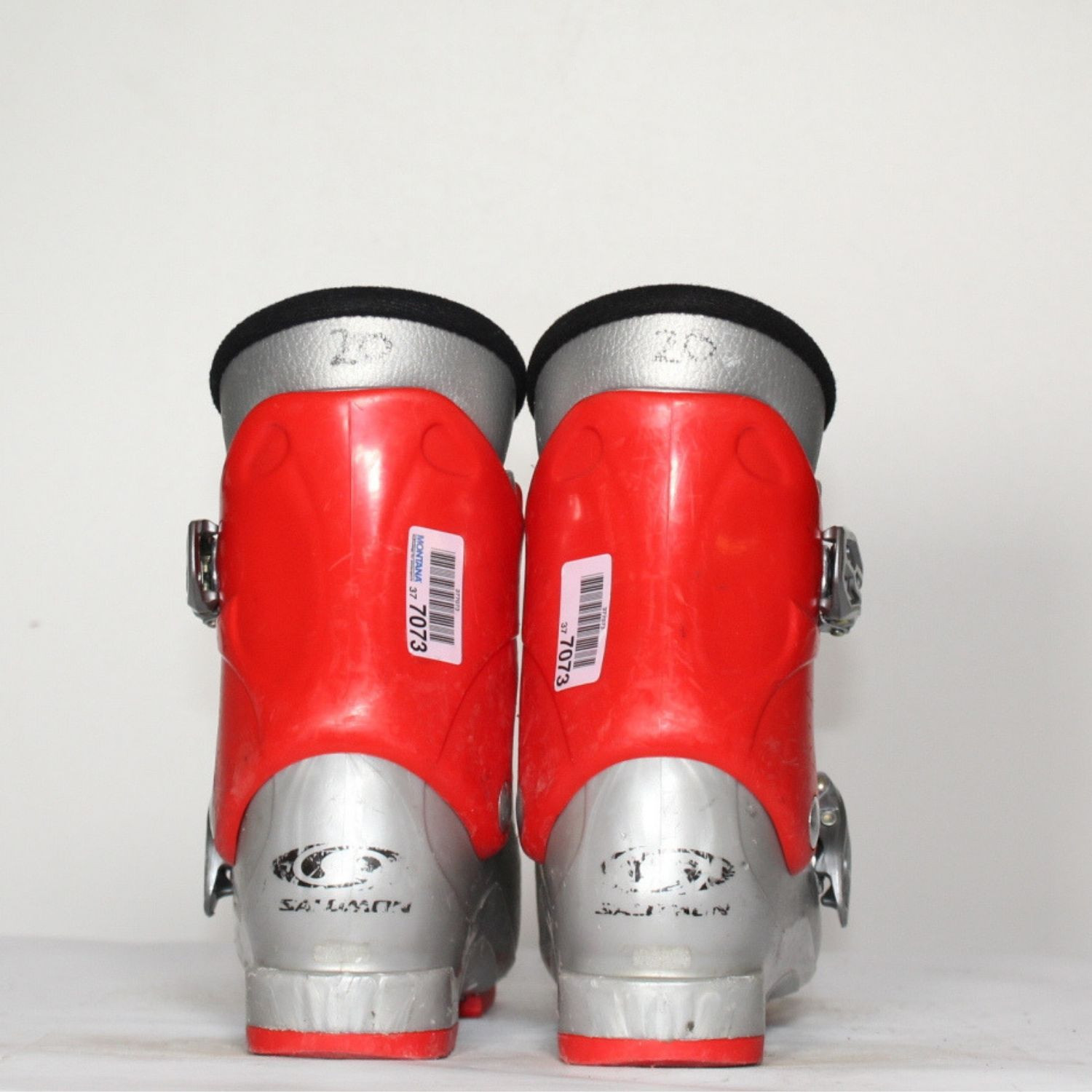 Jazdené bazárové lyžiarky SALOMON T2 Grey/Red - Detské lyžiarky - 3