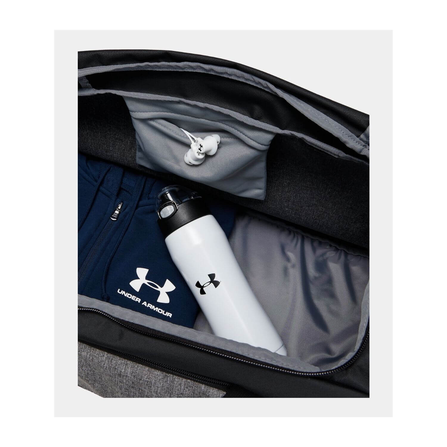 UNDER ARMOUR Undeniable Duffle 4.0 MD Graphite Medium Heather/Black - Športové tašky - 4