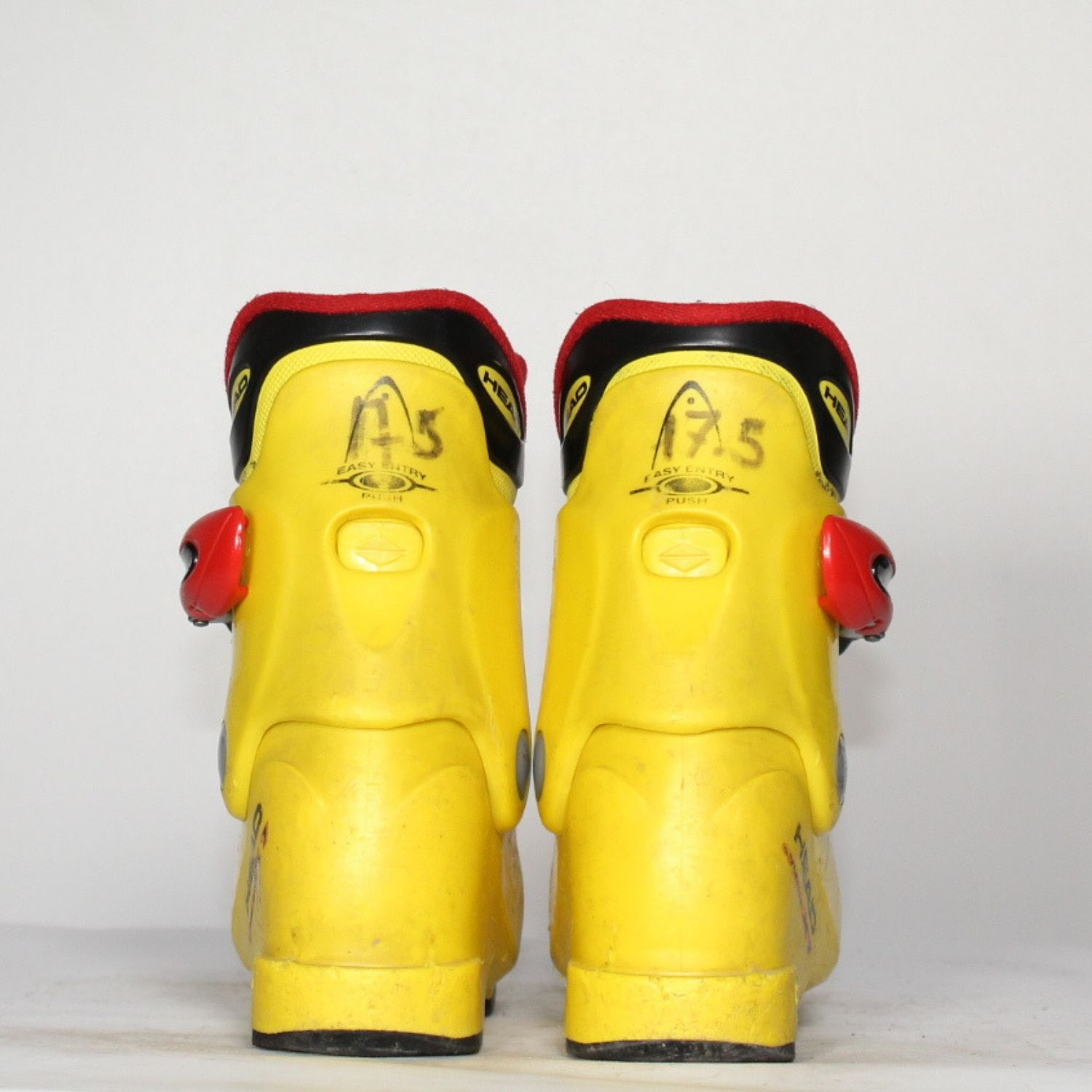 Jazdené bazárové lyžiarky HEAD Carve X1 Yellow - Detské lyžiarky - 3