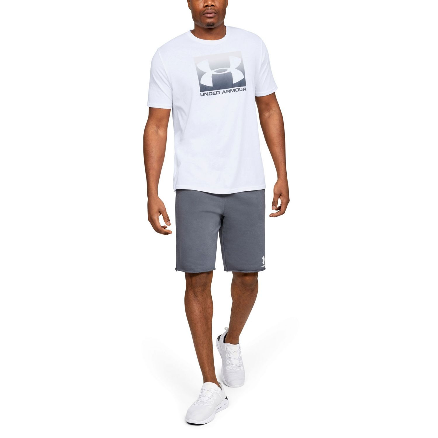 Tričko UNDER ARMOUR Boxed Sportstyle SS White - OBLEČENIE - 4