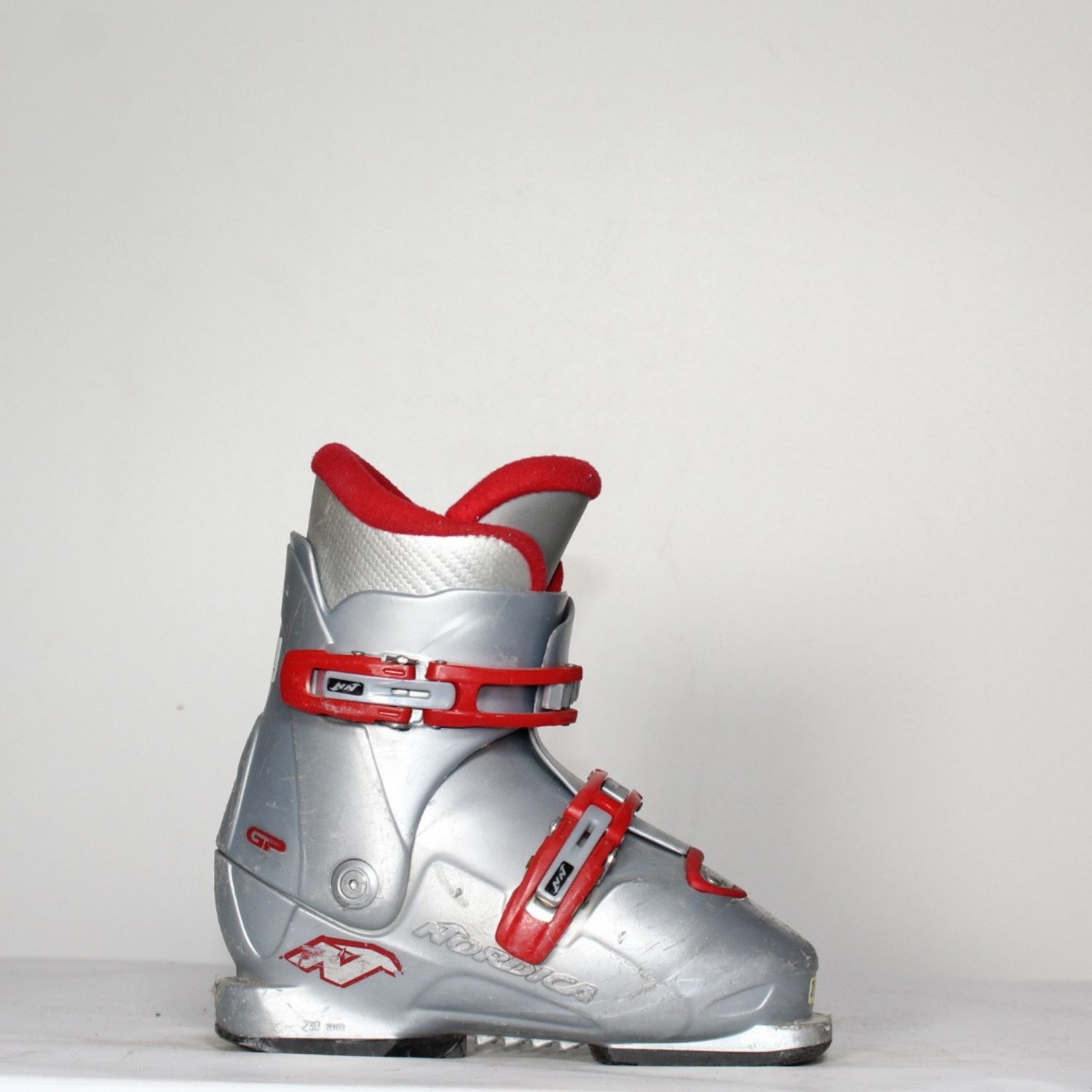 Jazdené bazárové lyžiarky NORDICA GP TJ Grey/Red II - Detské lyžiarky - 1