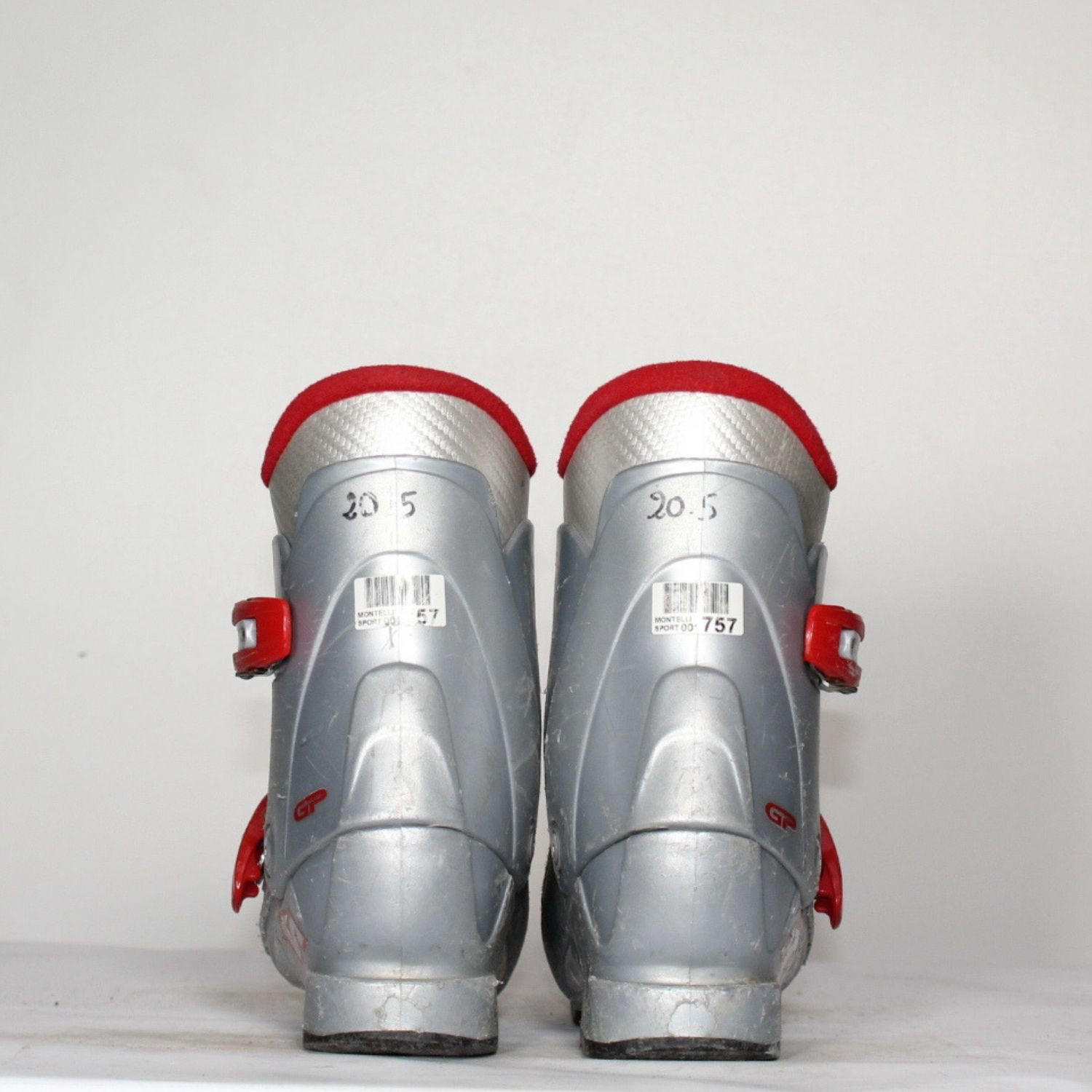 Jazdené bazárové lyžiarky NORDICA GP TJ Grey/Red II - Detské lyžiarky - 3