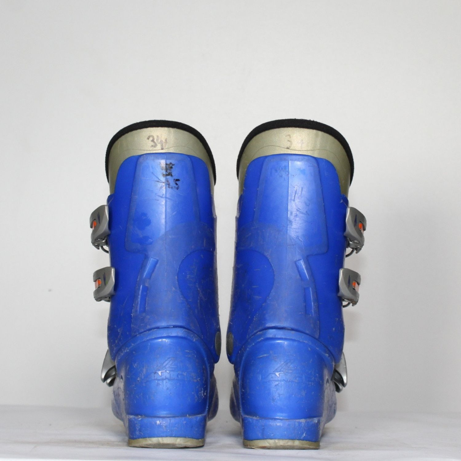 Jazdené bazárové lyžiarky LANGE Blue - Detské lyžiarky - 3