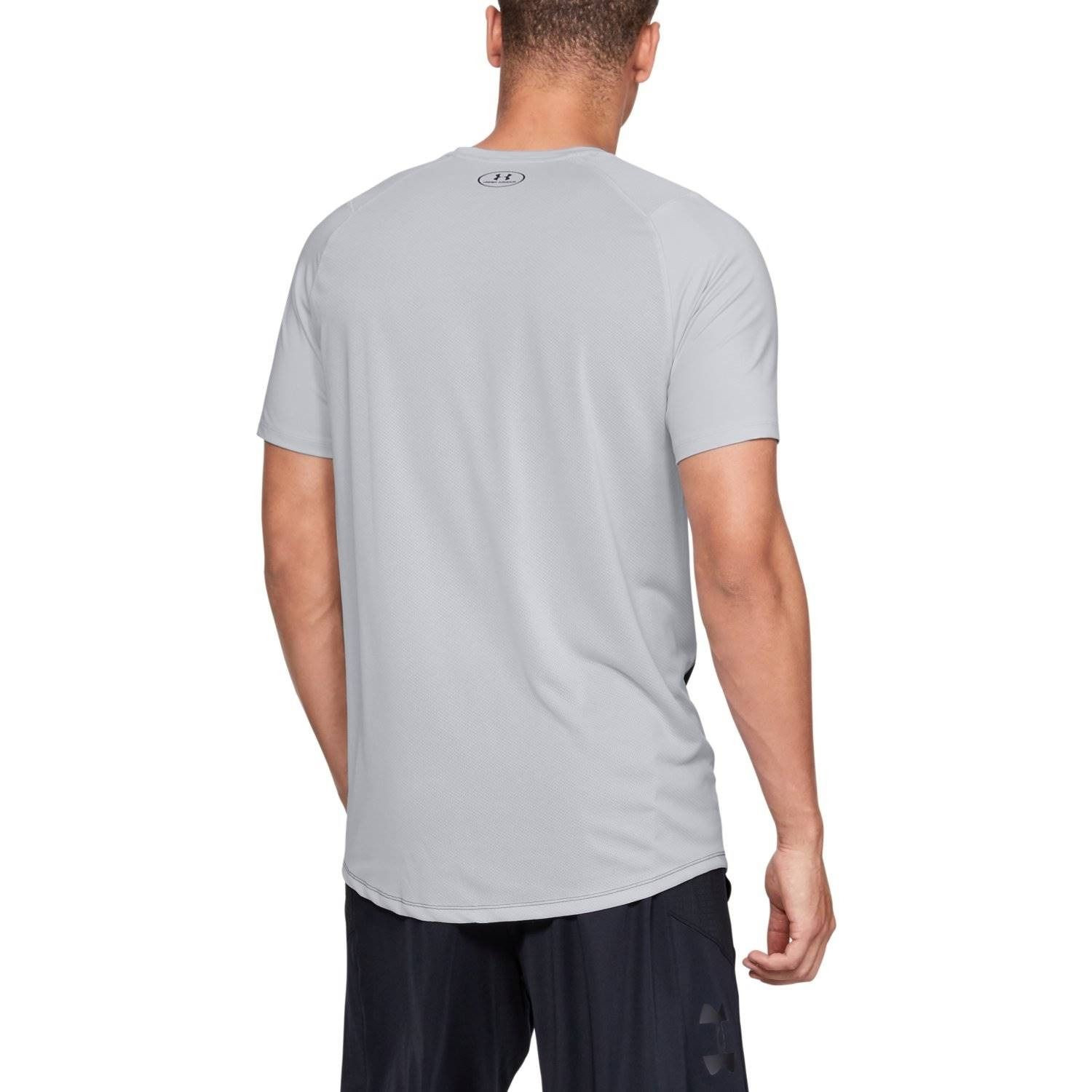 Tričko UNDER ARMOUR MK1 SS Colourblock Halo Gray - OBLEČENIE - 3