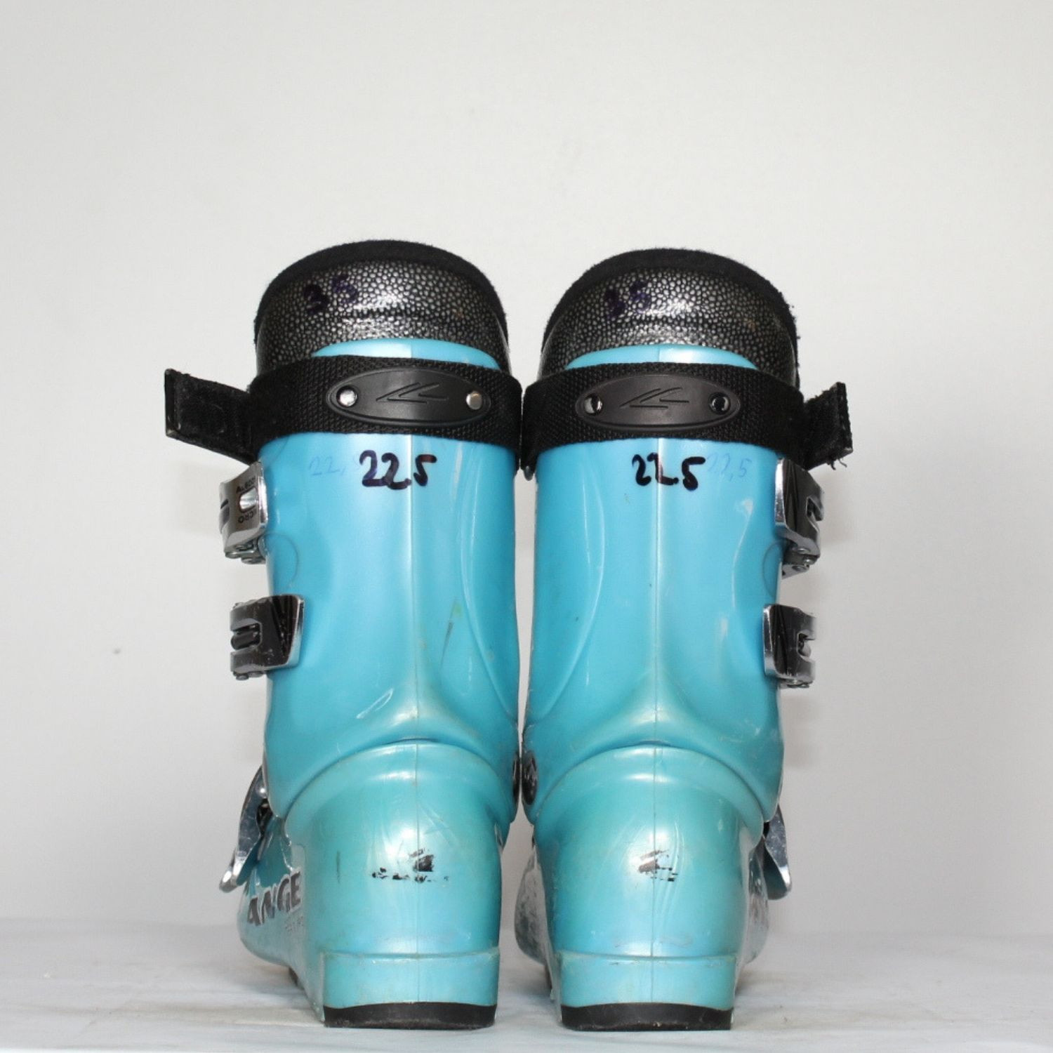 Jazdené bazárové lyžiarky LANGE Team Pro Blue - Detské lyžiarky - 3