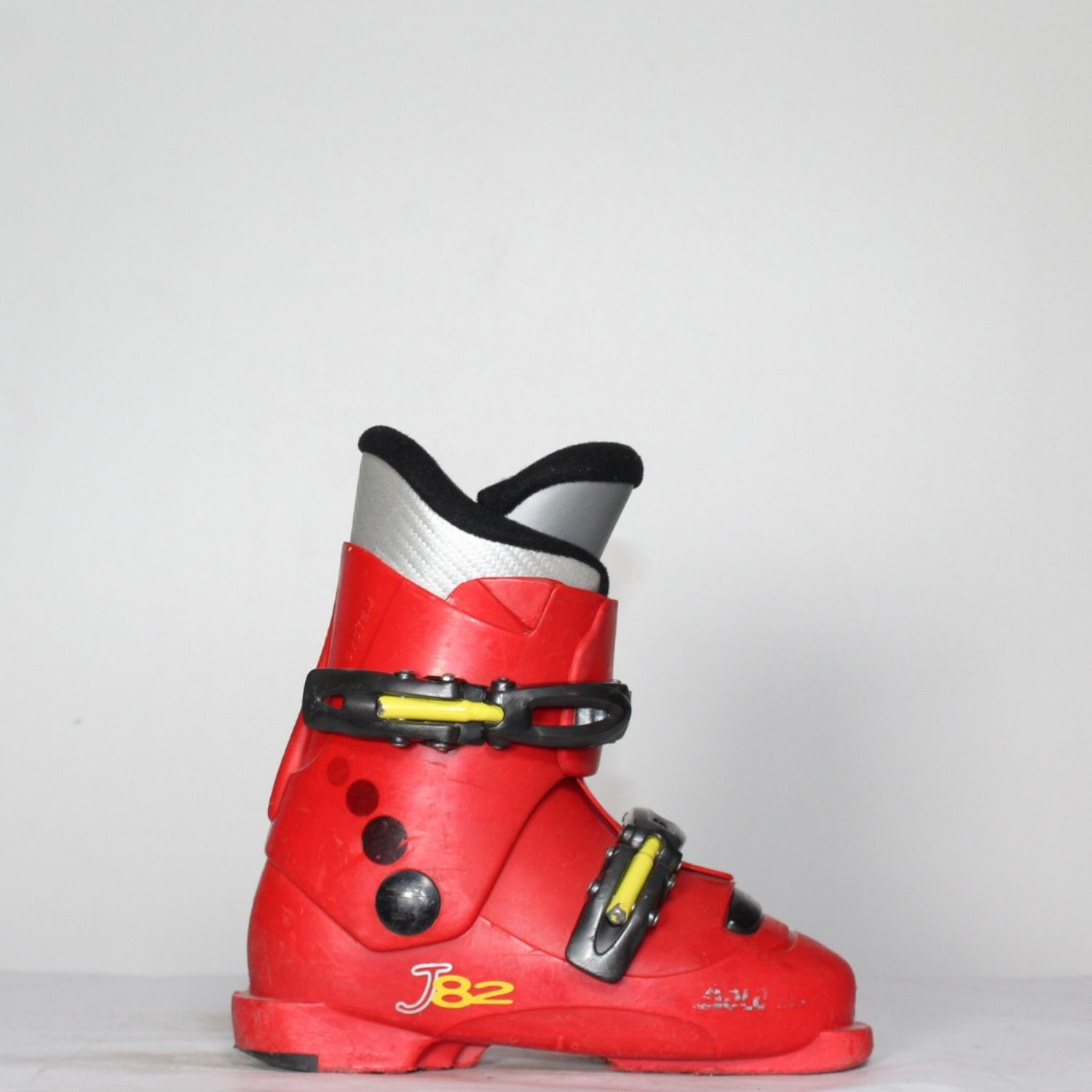 Jazdené bazárové lyžiarky Dolomite J 82 Red/Yellow - Detské lyžiarky - 1