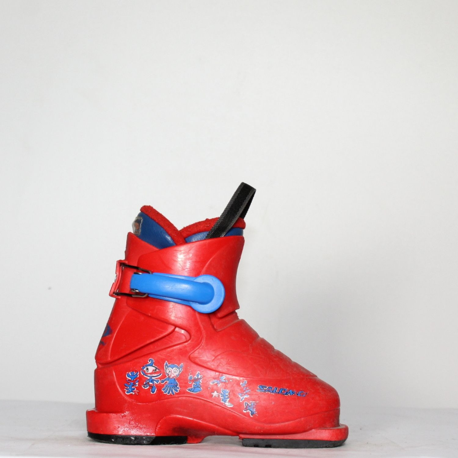 Jazdené bazárové lyžiarky SALOMON Red/Blue - Detské lyžiarky - 1
