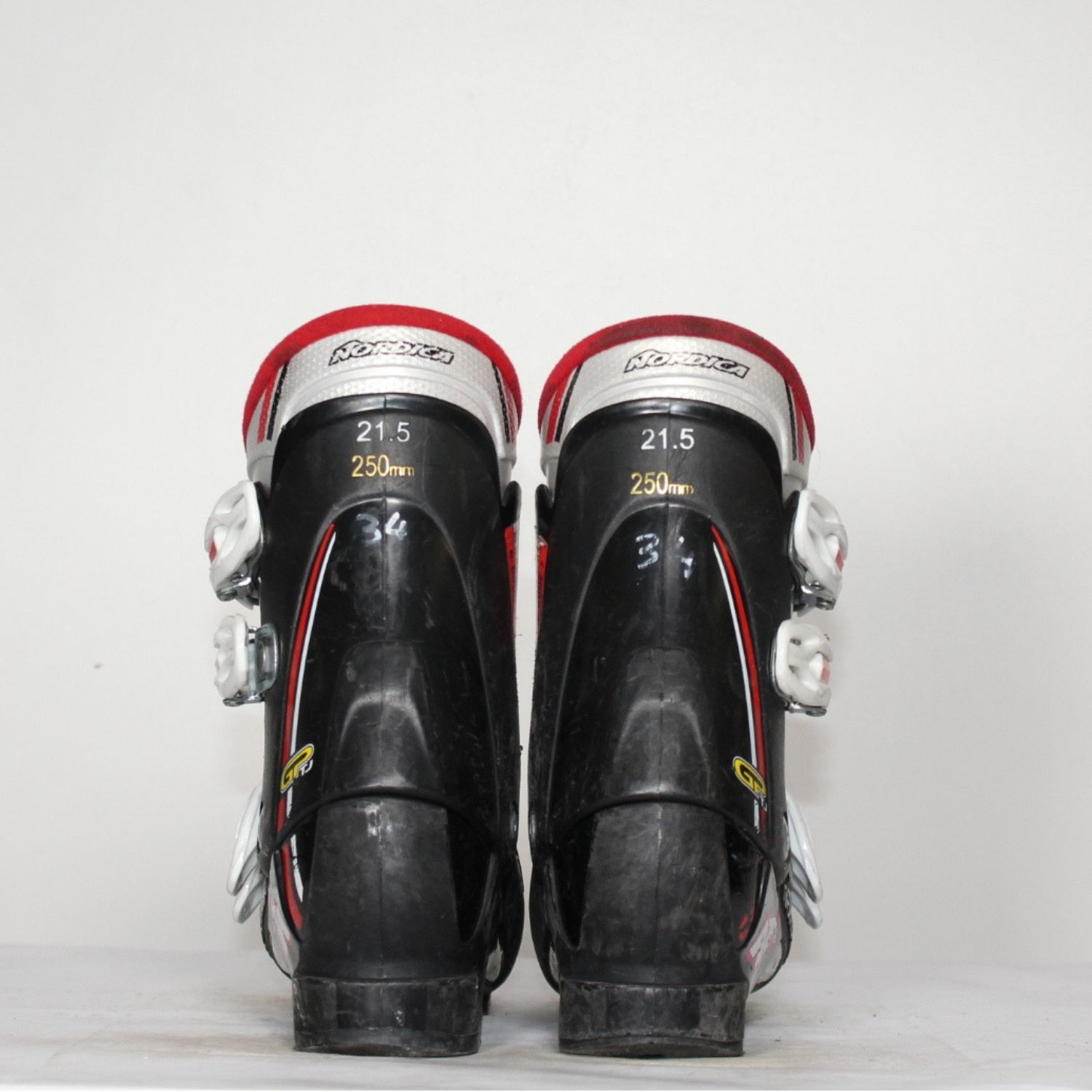 Jazdené bazárové lyžiarky NORDICA GP TJ Black/White/Red - Detské lyžiarky - 3