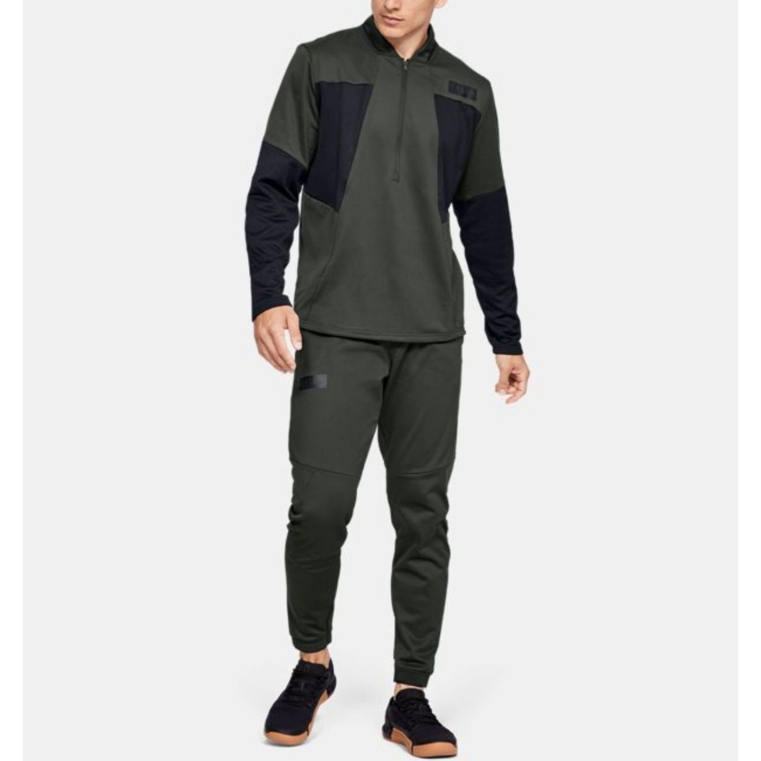 Tepláky UNDER ARMOUR ColdGear Reactor Gametime Hybrid Baroque Green/Black - Tepláky - 6
