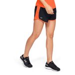 Dámske šortky UNDER ARMOUR Fly By Short Black/Peach Plasma